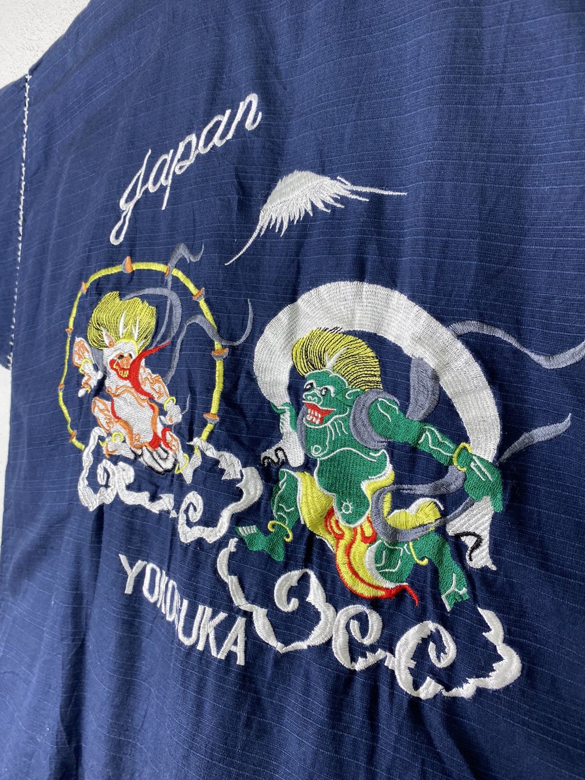 Japanese Brand Embroidered Kimono Style Nice Design Size US L / EU 52-54 / 3 - 11 Thumbnail