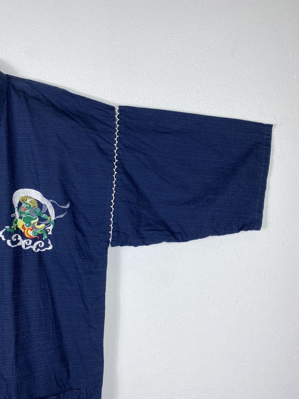 Japanese Brand Embroidered Kimono Style Nice Design Size US L / EU 52-54 / 3 - 3 Thumbnail