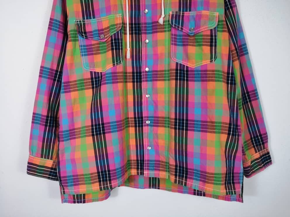 Japanese Brand Jean Nassaus Flannel-Hoodies Design Jacket Size US L / EU 52-54 / 3 - 4 Thumbnail