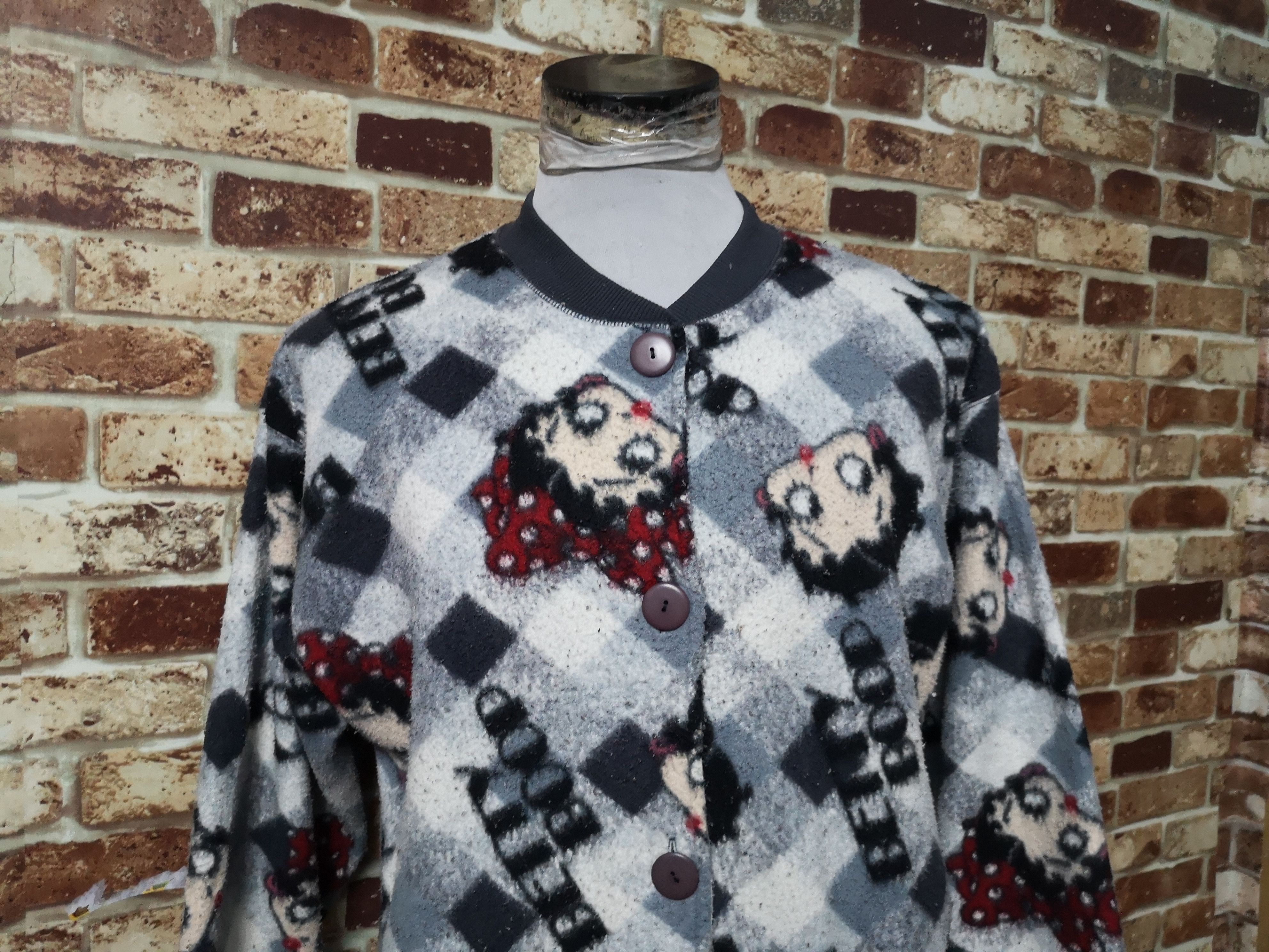 Cartoon Network × Vintage 🔥Vintage Betty Boop Full Print Button Jacket Size US L / EU 52-54 / 3 - 3 Thumbnail