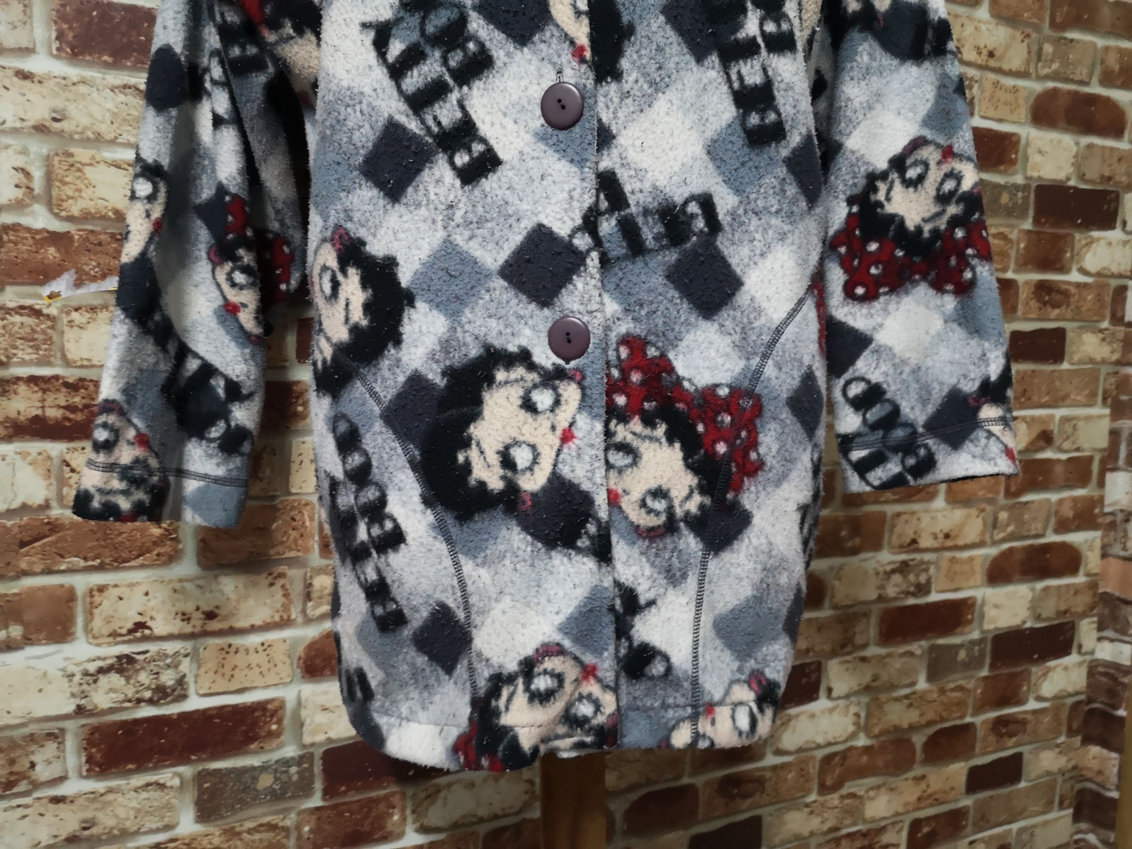 Cartoon Network × Vintage 🔥Vintage Betty Boop Full Print Button Jacket Size US L / EU 52-54 / 3 - 4 Thumbnail