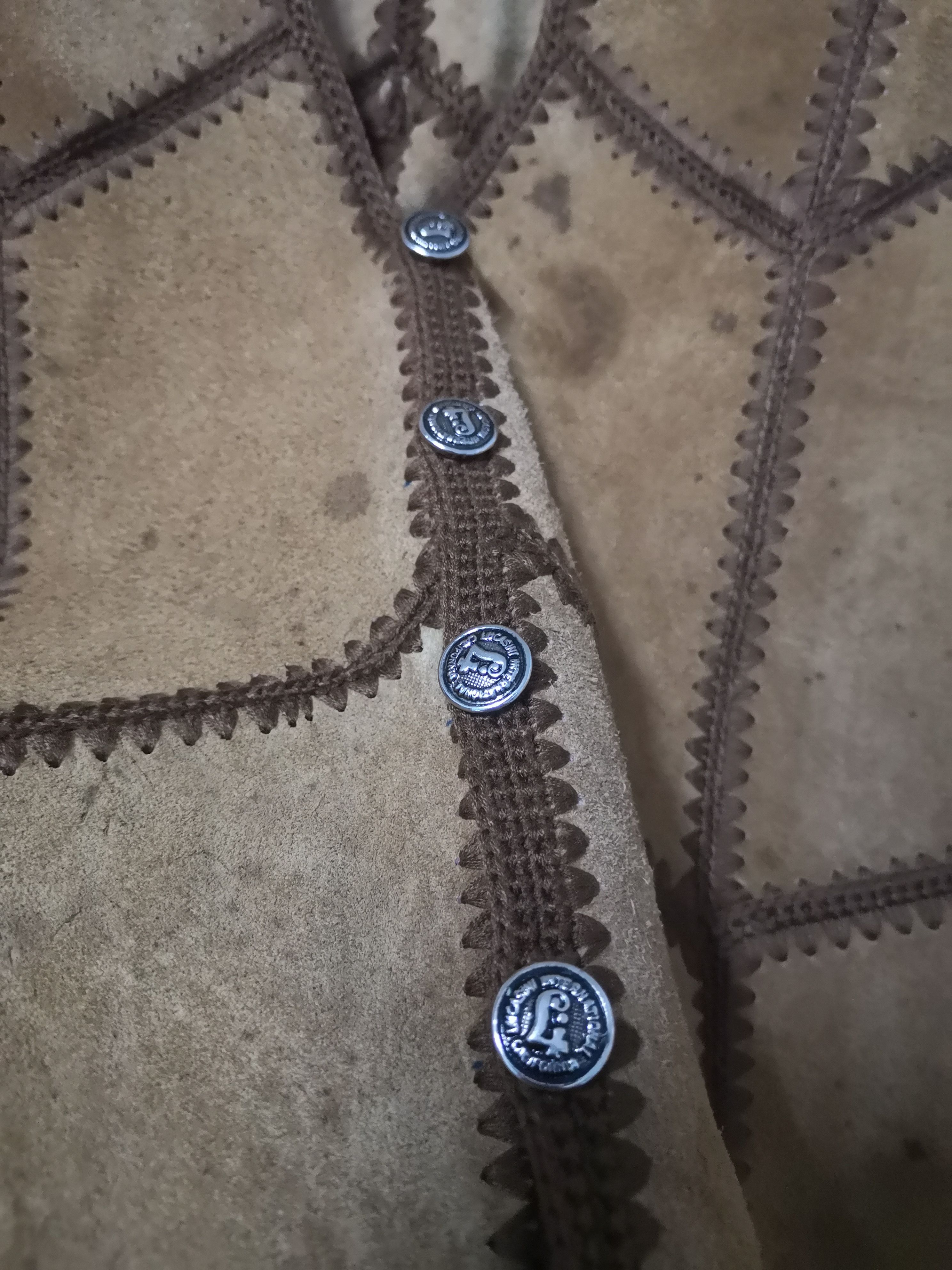 Japanese Brand × Leather VEST LEATHER NICE DESIGN Size US M / EU 48-50 / 2 - 6 Thumbnail