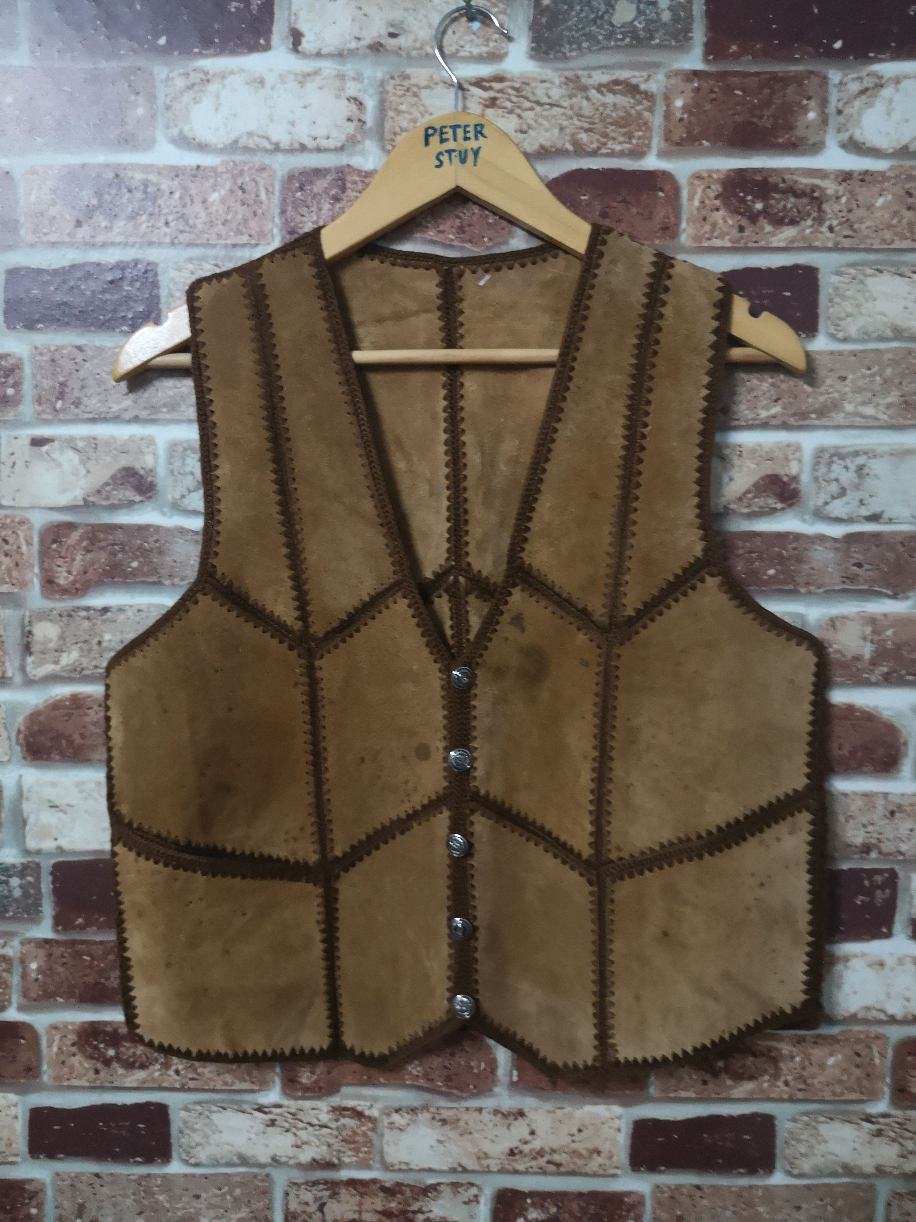 Japanese Brand × Leather VEST LEATHER NICE DESIGN Size US M / EU 48-50 / 2 - 1 Thumbnail