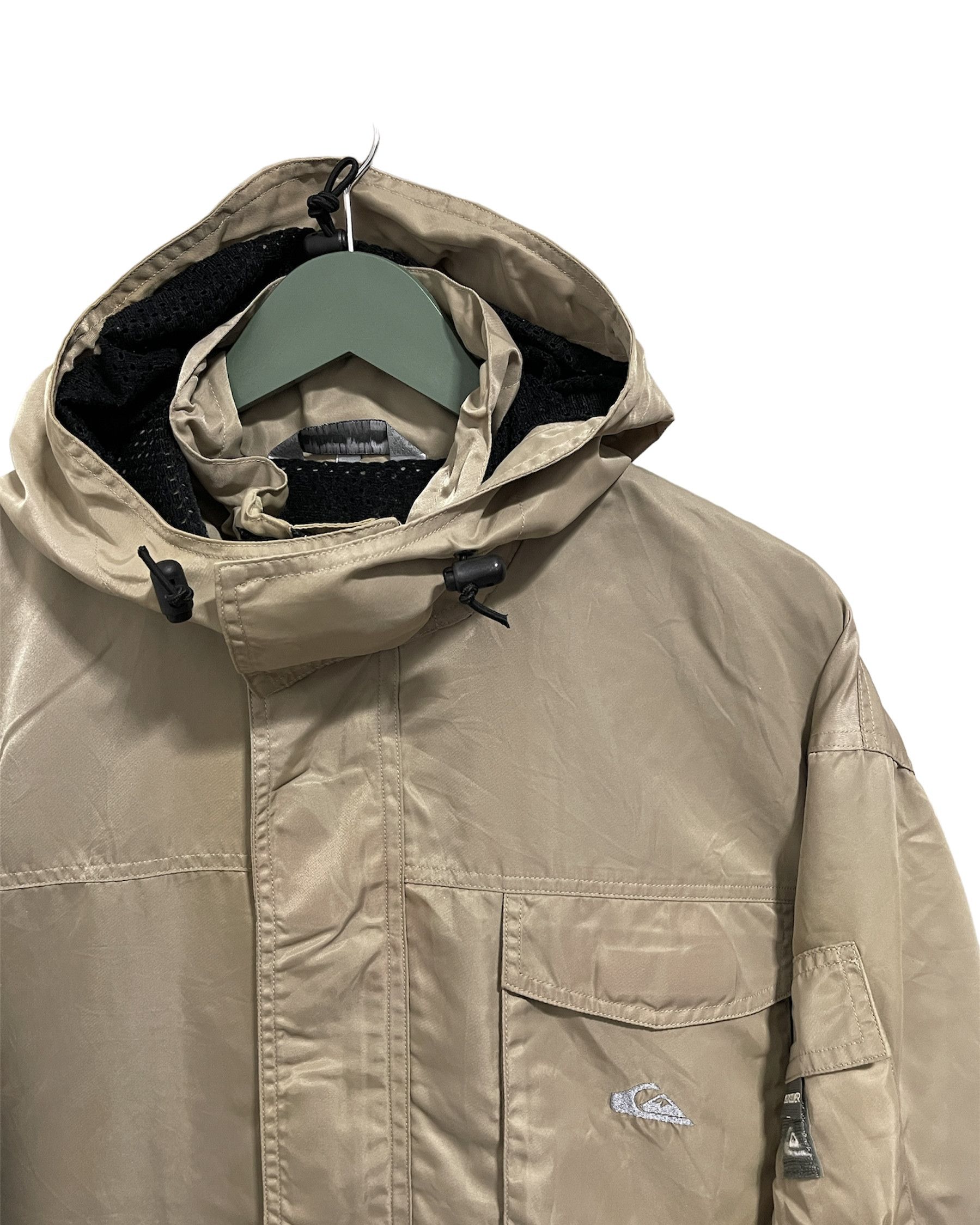 Quiksilver × Vintage Quiksilver Mini Logo Zip Up With Hoodie Jacket Distressed Size US L / EU 52-54 / 3 - 2 Thumbnail