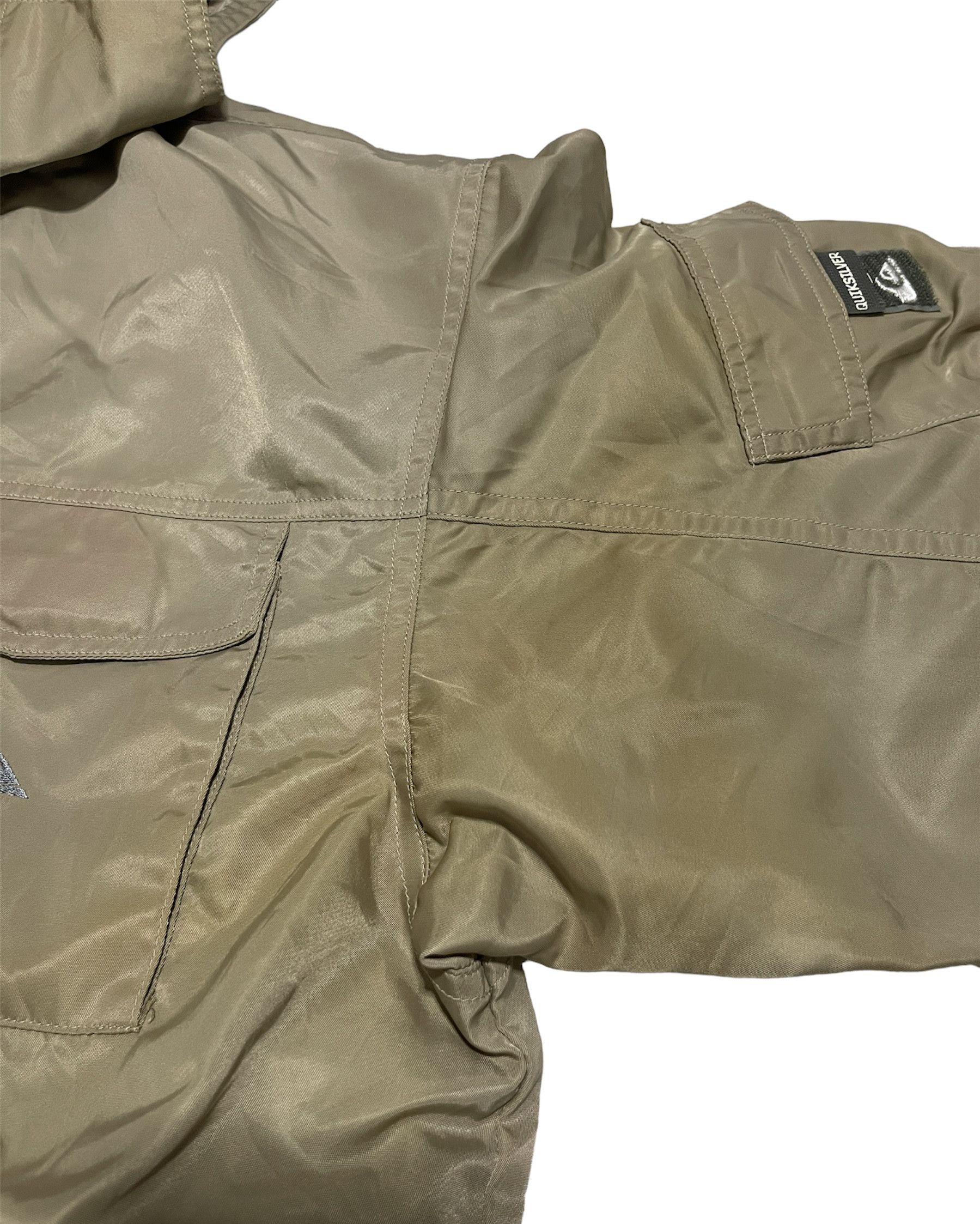 Quiksilver × Vintage Quiksilver Mini Logo Zip Up With Hoodie Jacket Distressed Size US L / EU 52-54 / 3 - 7 Thumbnail