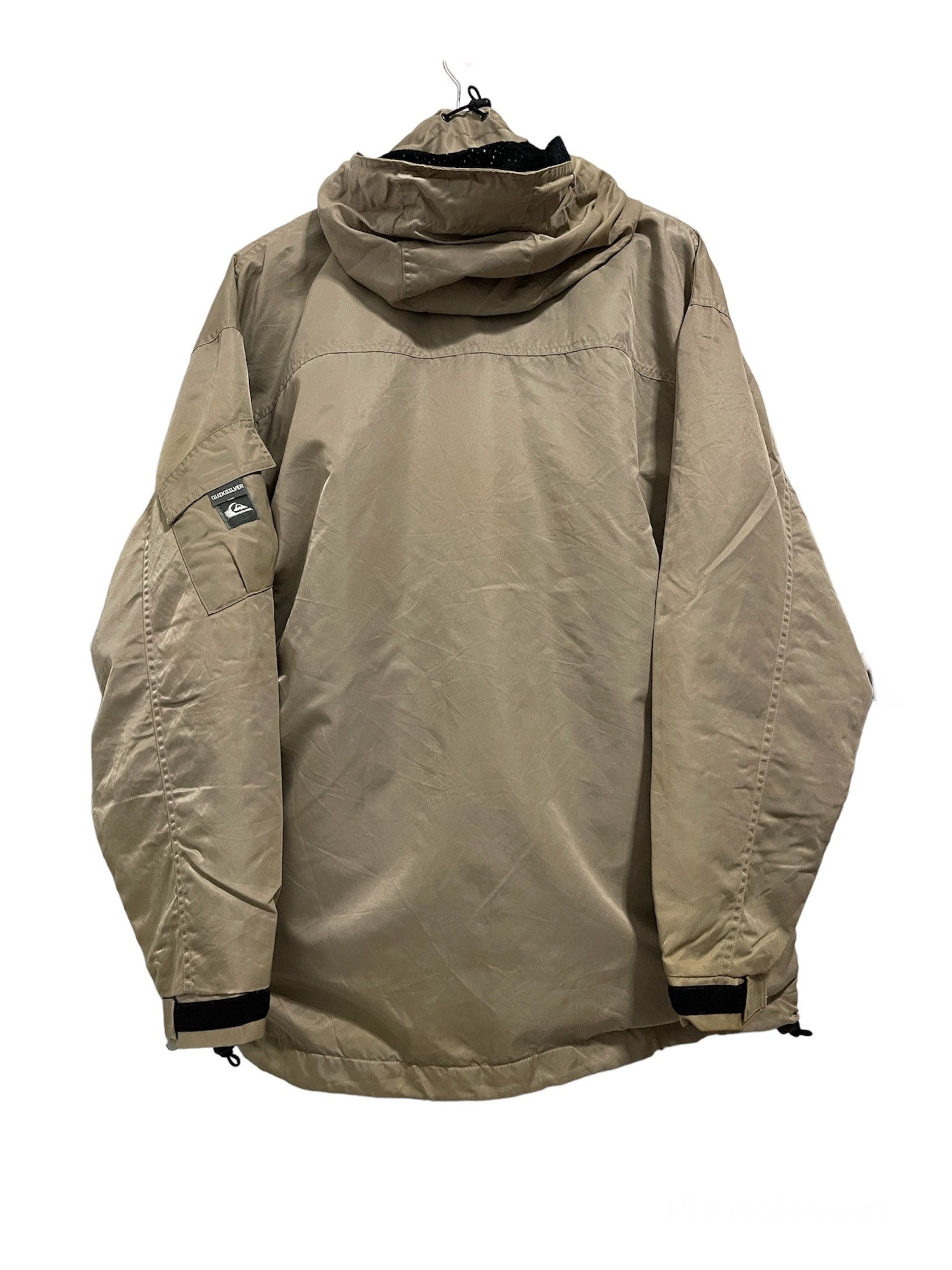 Quiksilver × Vintage Quiksilver Mini Logo Zip Up With Hoodie Jacket Distressed Size US L / EU 52-54 / 3 - 6 Thumbnail