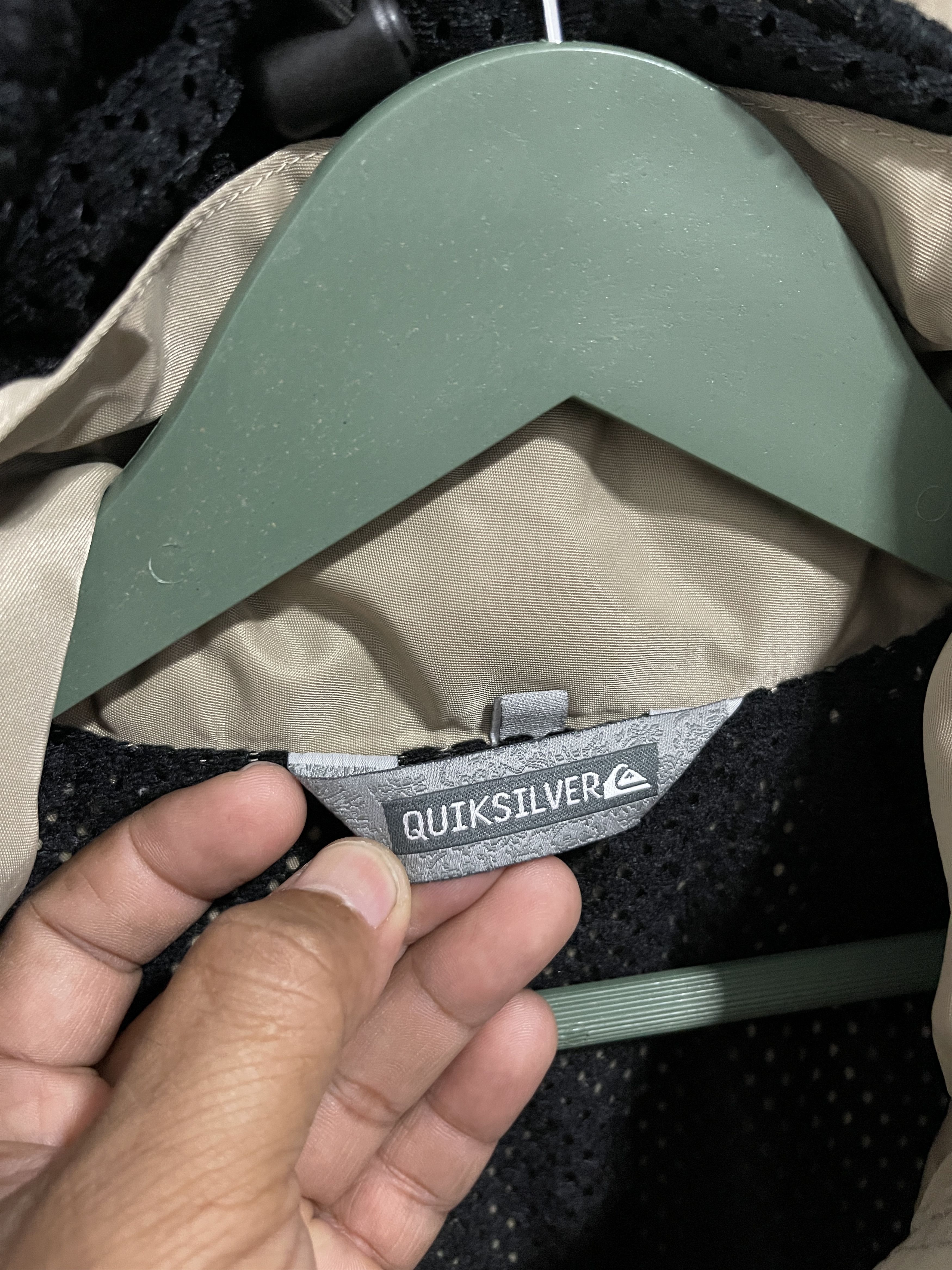 Quiksilver × Vintage Quiksilver Mini Logo Zip Up With Hoodie Jacket Distressed Size US L / EU 52-54 / 3 - 8 Thumbnail