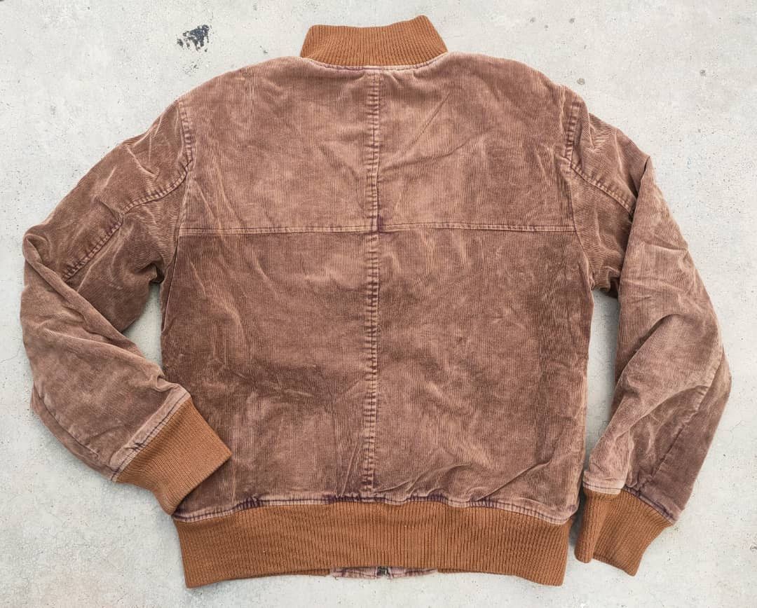 Japanese Brand Corduroy Bomber Camo Lining Size US XS / EU 42 / 0 - 3 Thumbnail
