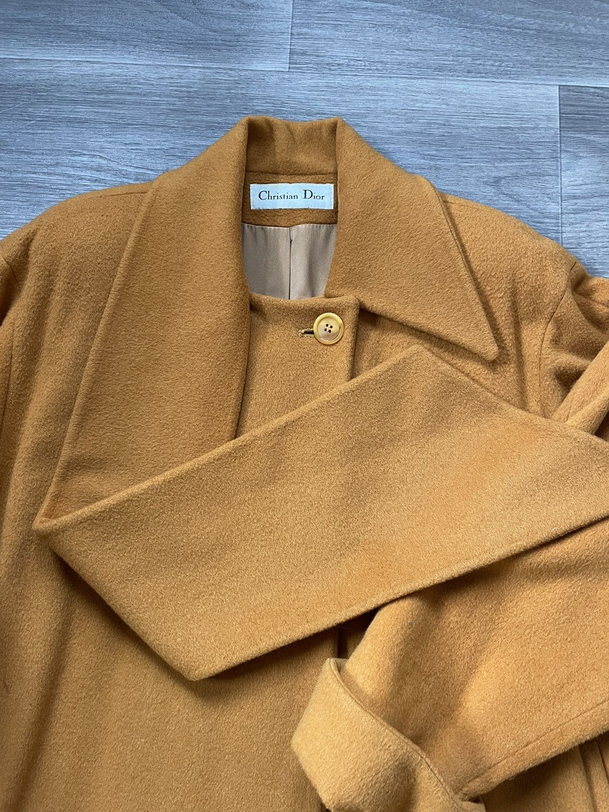 Christian Dior Monsieur Christian Dior vintage wool coat Size L / US 10 / IT 46 - 3 Thumbnail