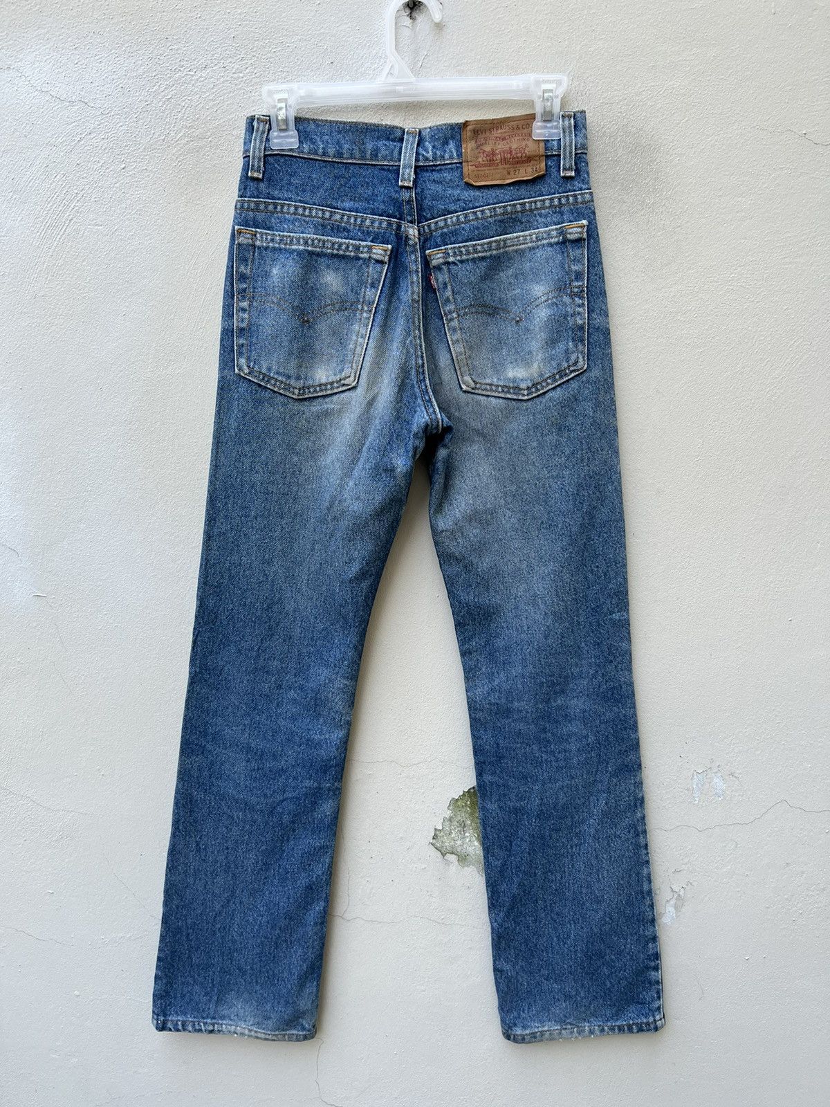 Levi's × Vintage Vintage 1994 Levi’s 517 Fade Denim Flare Jeans R1 Size US 27 - 10 Thumbnail