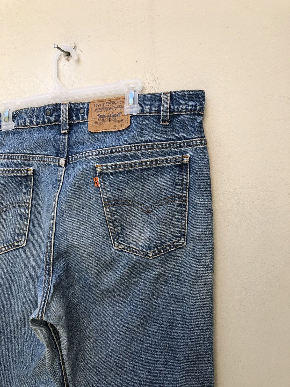 Levi's Vintage 80s 90s Levi’s 517 Orange Tab Faded Denim Jeans Size US 39 - 6 Thumbnail