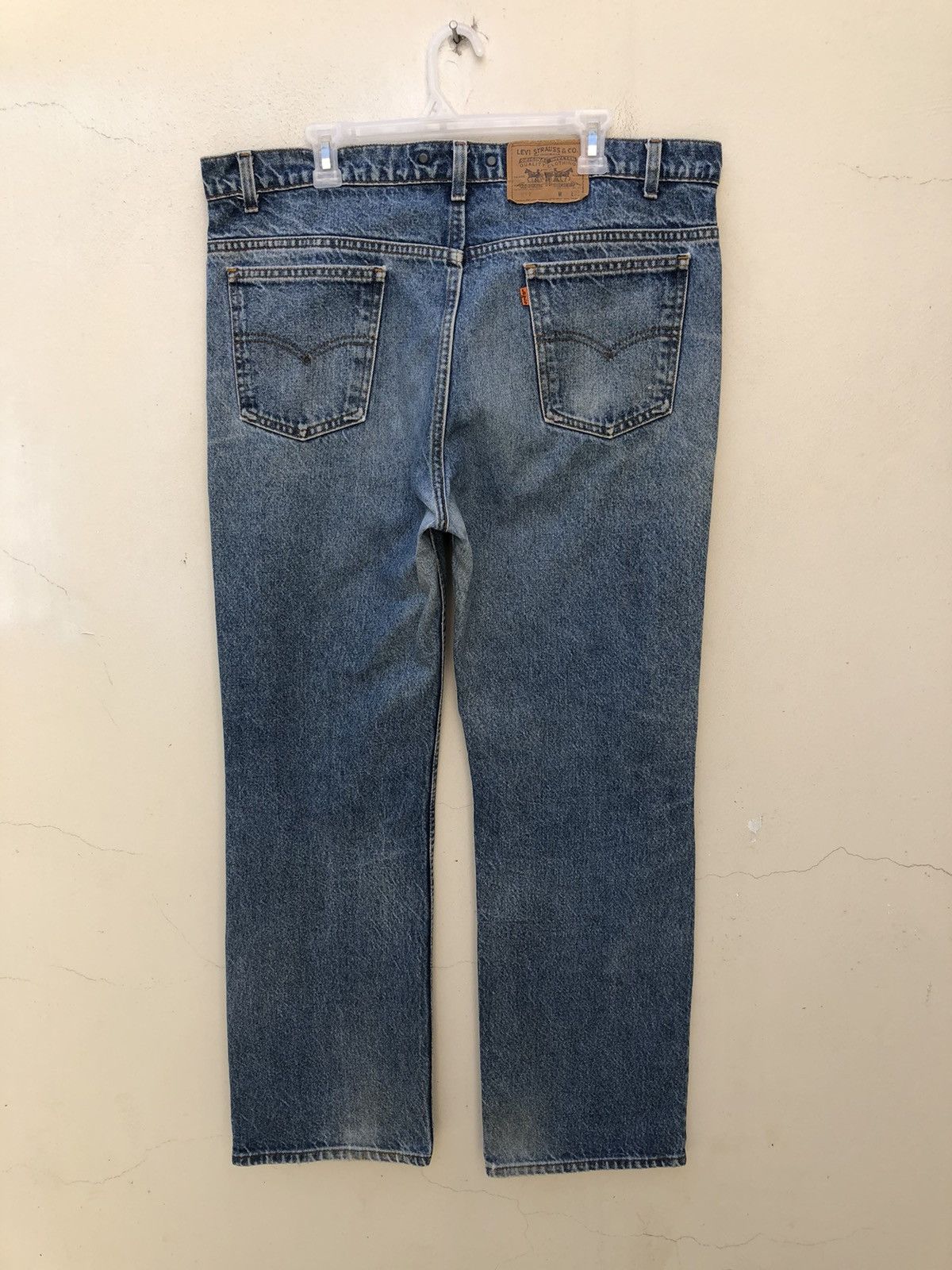 Levi's Vintage 80s 90s Levi’s 517 Orange Tab Faded Denim Jeans Size US 39 - 1 Thumbnail