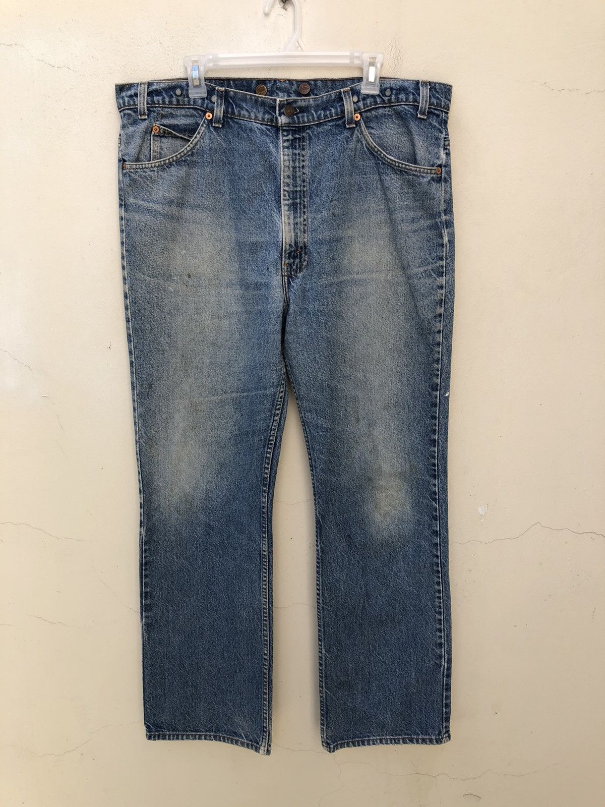 Levi's Vintage 80s 90s Levi’s 517 Orange Tab Faded Denim Jeans Size US 39 - 11 Thumbnail