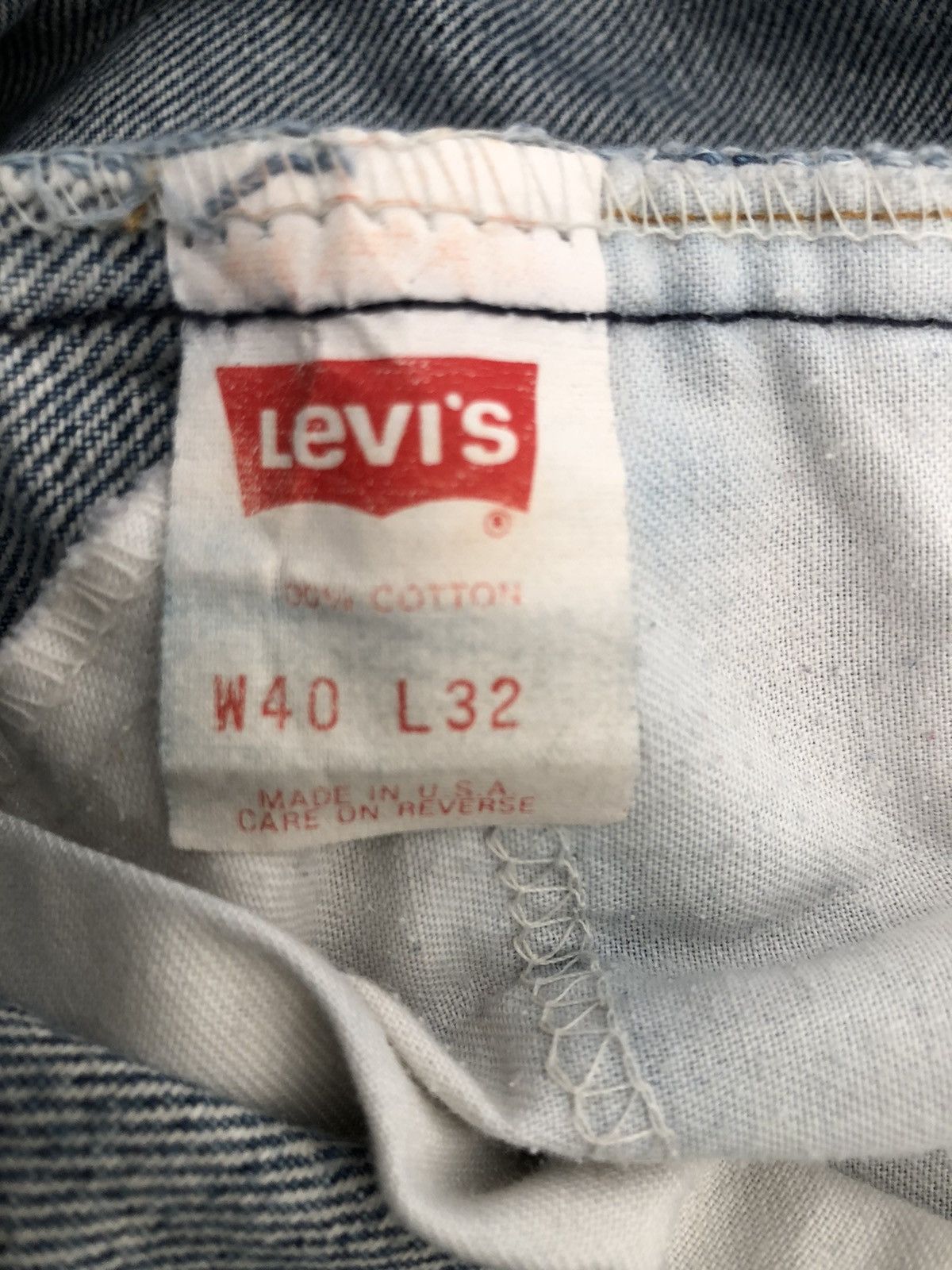 Levi's Vintage 80s 90s Levi’s 517 Orange Tab Faded Denim Jeans Size US 39 - 20 Thumbnail