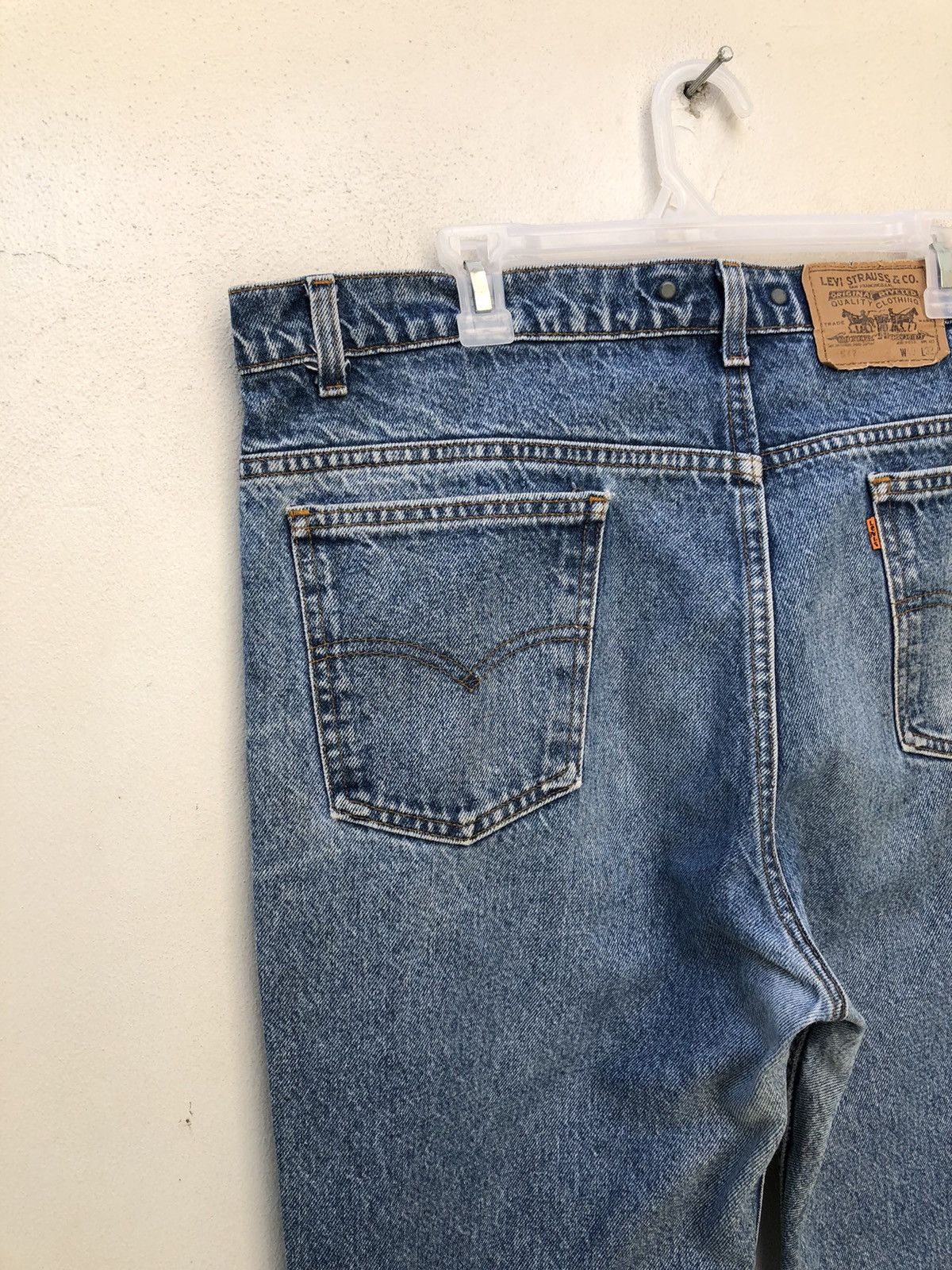 Levi's Vintage 80s 90s Levi’s 517 Orange Tab Faded Denim Jeans Size US 39 - 3 Thumbnail
