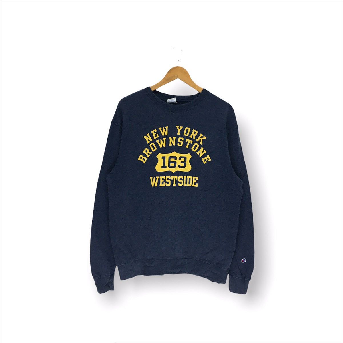Champion × Vintage Vintage Champion X New York Brownstone Westside Sweater Size US M / EU 48-50 / 2 - 1 Thumbnail