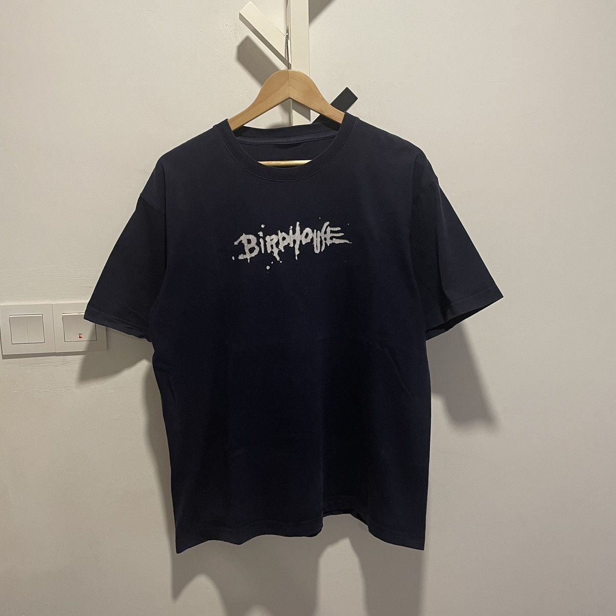 image of Hook Ups x Toy Machine Vintage 90’S Birdhouse Skateboard Tee Shirt in Black, Men's (Size Large)
