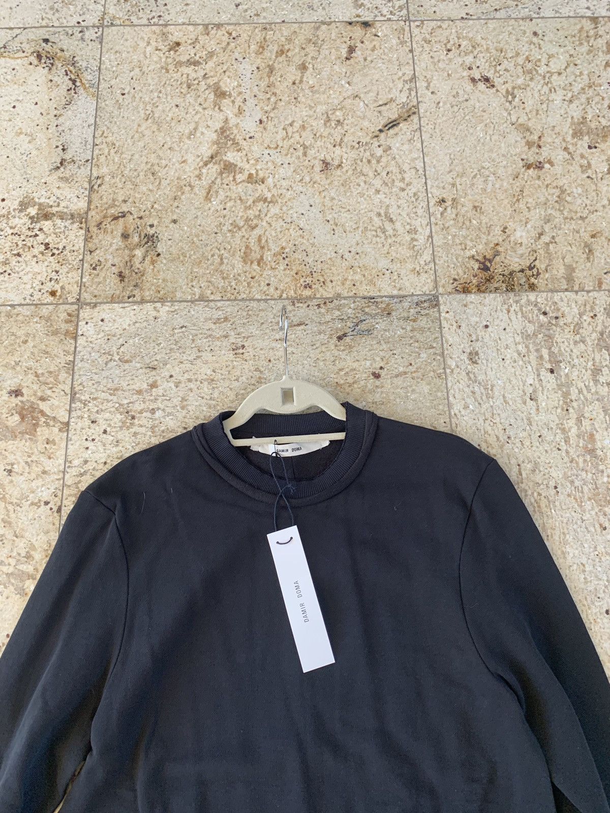 Damir Doma Coal Black “Wim” Sweater With Ring Detail Size US S / EU 44-46 / 1 - 7 Thumbnail