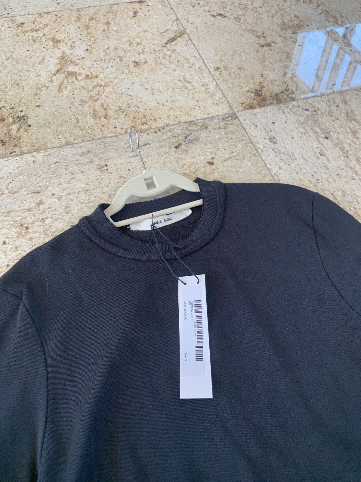 Damir Doma Coal Black “Wim” Sweater With Ring Detail Size US S / EU 44-46 / 1 - 14 Thumbnail