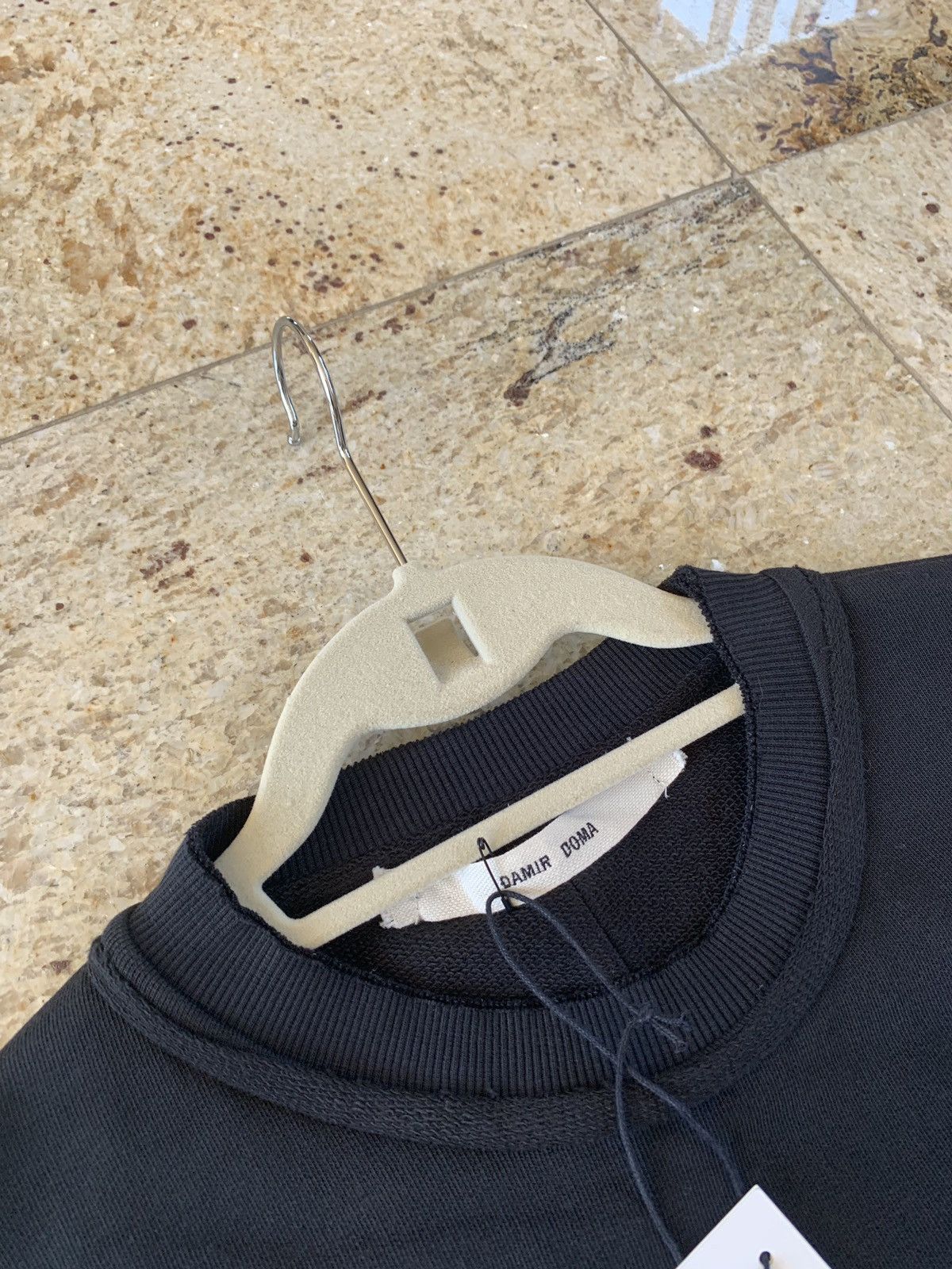 Damir Doma Coal Black “Wim” Sweater With Ring Detail Size US S / EU 44-46 / 1 - 12 Thumbnail