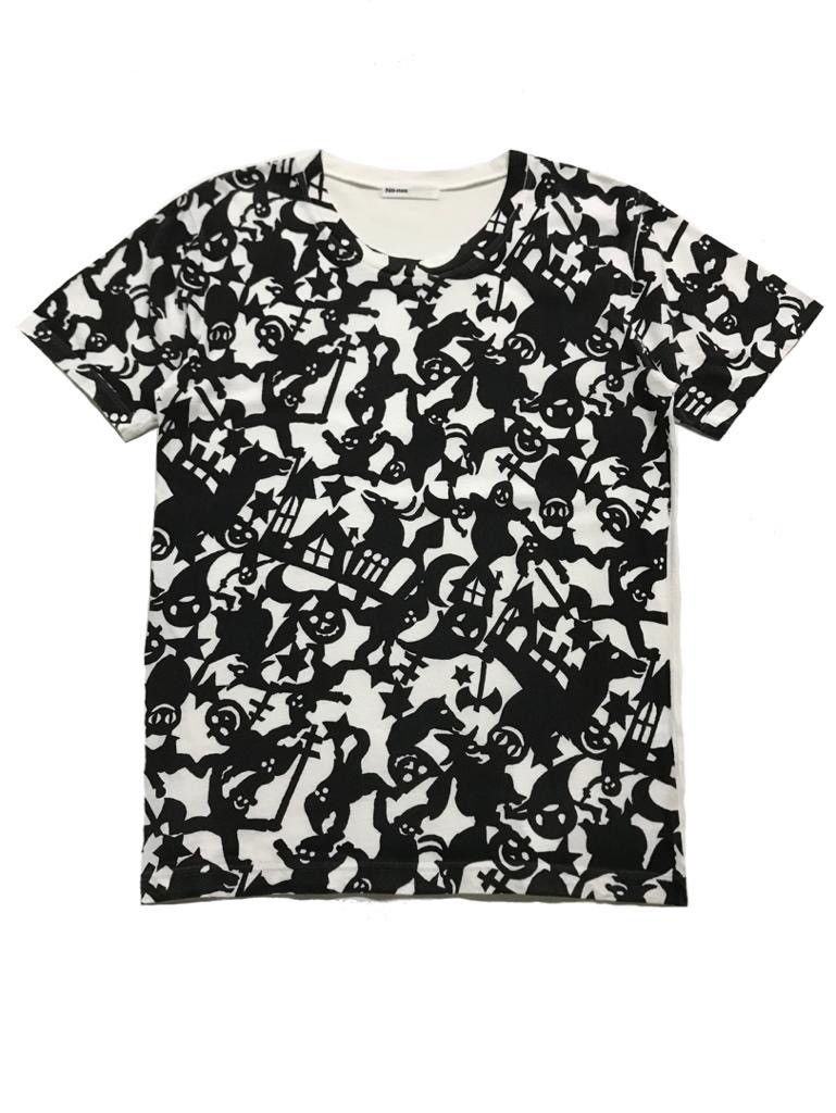 Issey Miyake Halloween Printed T-Shirt Size US L / EU 52-54 / 3 - 1 Thumbnail