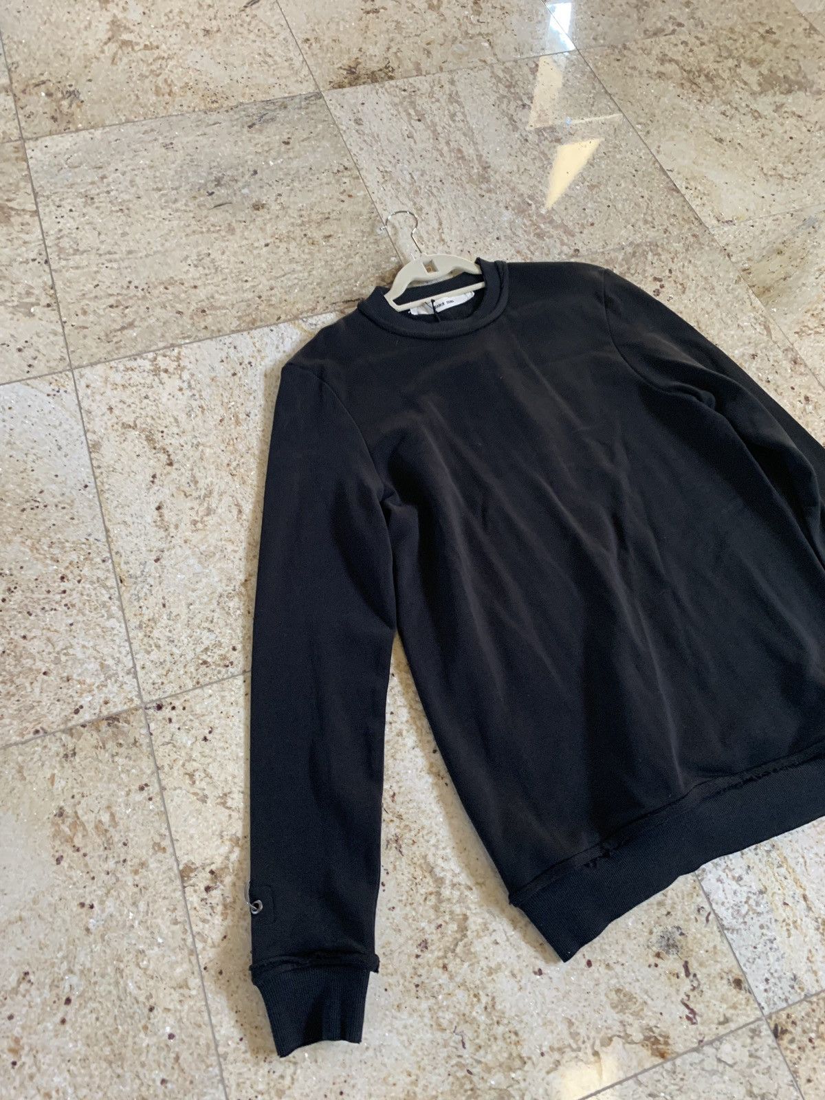 Damir Doma Wim Coal Black Ring Wrist Sweater Size US S / EU 44-46 / 1 - 10 Thumbnail