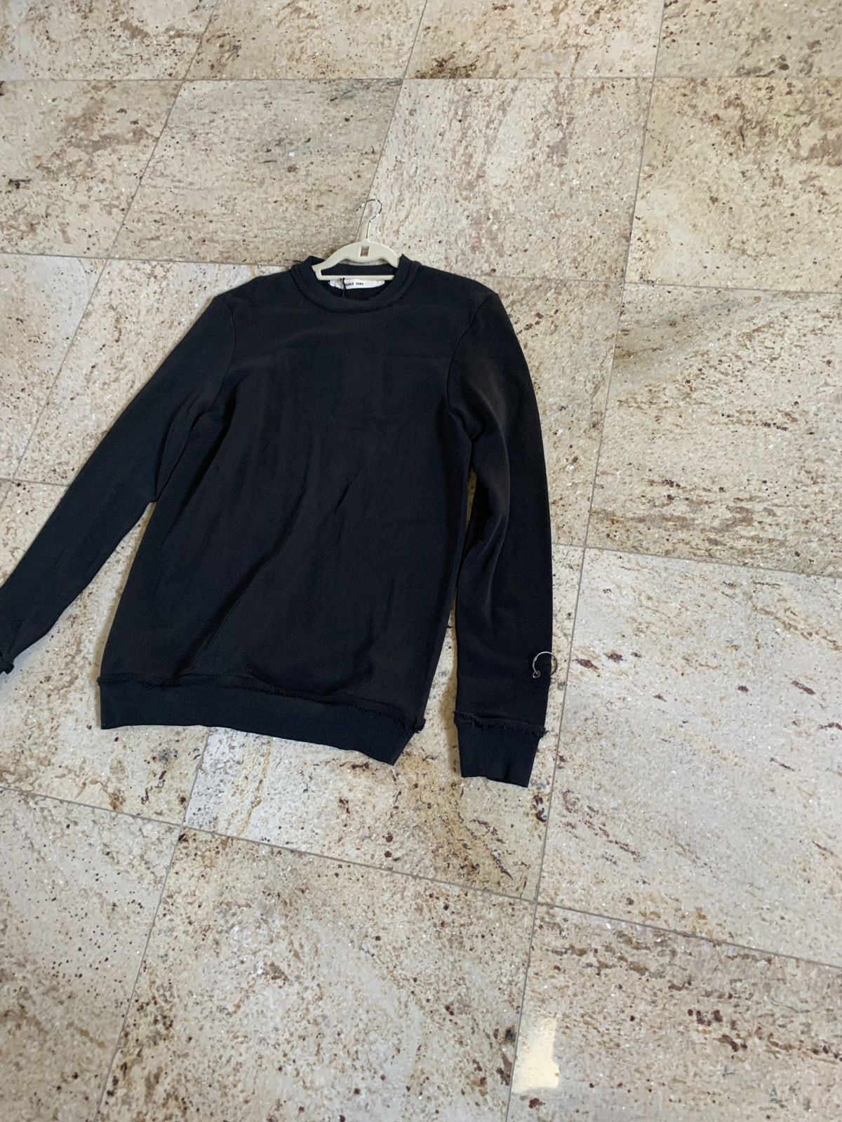 Damir Doma Wim Coal Black Ring Wrist Sweater Size US S / EU 44-46 / 1 - 2 Thumbnail
