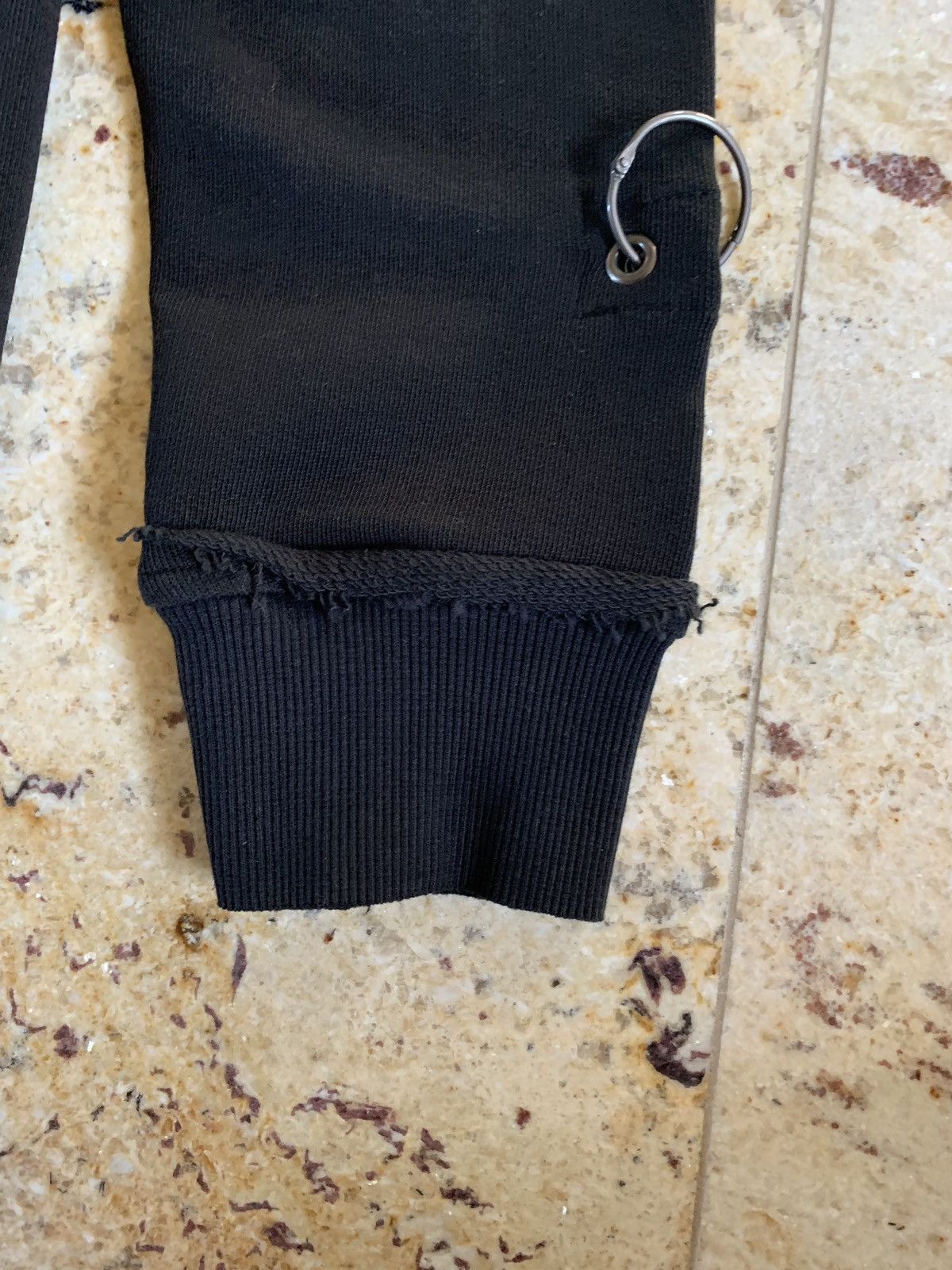 Damir Doma Wim Coal Black Ring Wrist Sweater Size US S / EU 44-46 / 1 - 8 Thumbnail