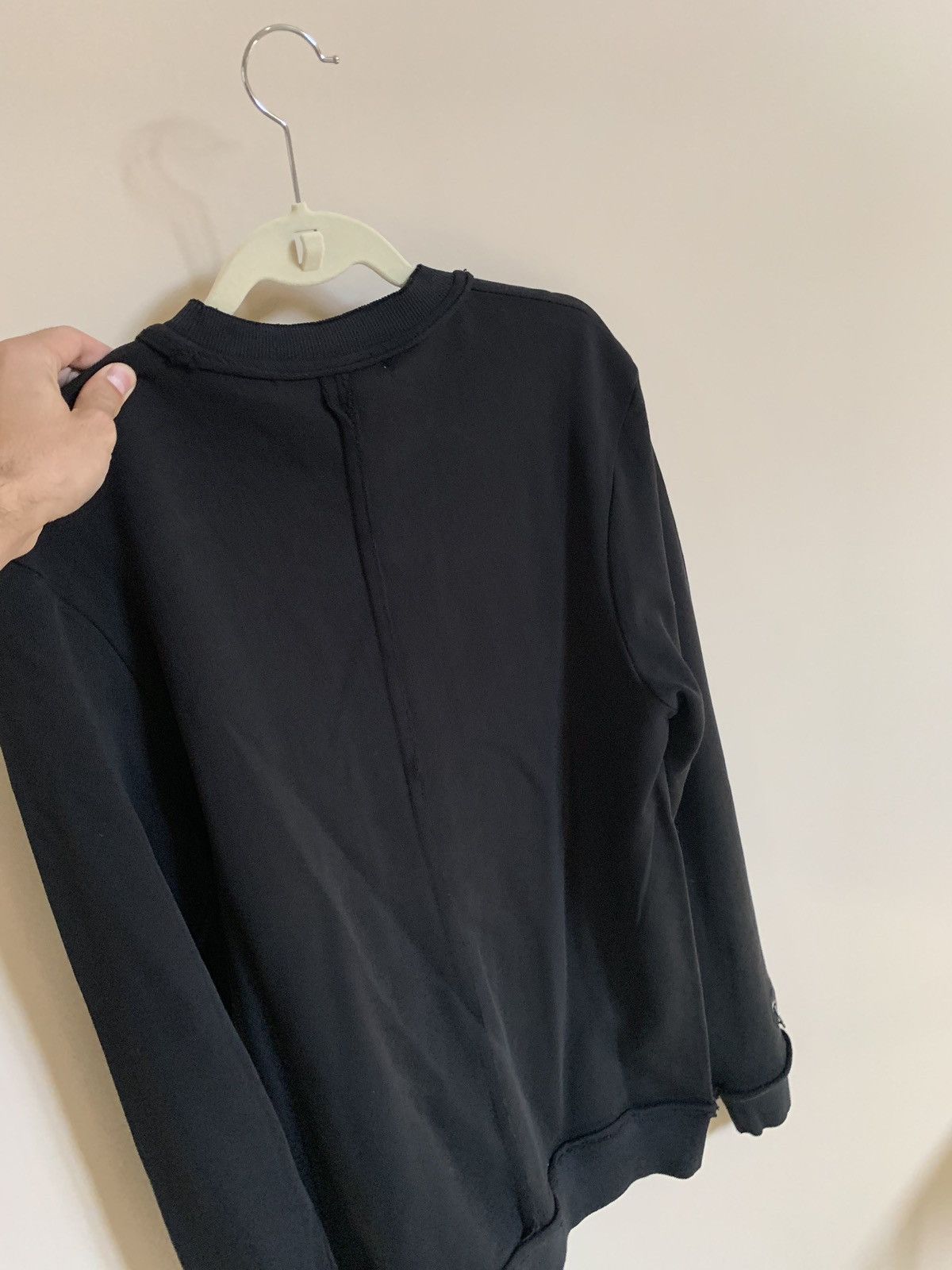Damir Doma Wim Coal Black Ring Wrist Sweater Size US S / EU 44-46 / 1 - 16 Thumbnail