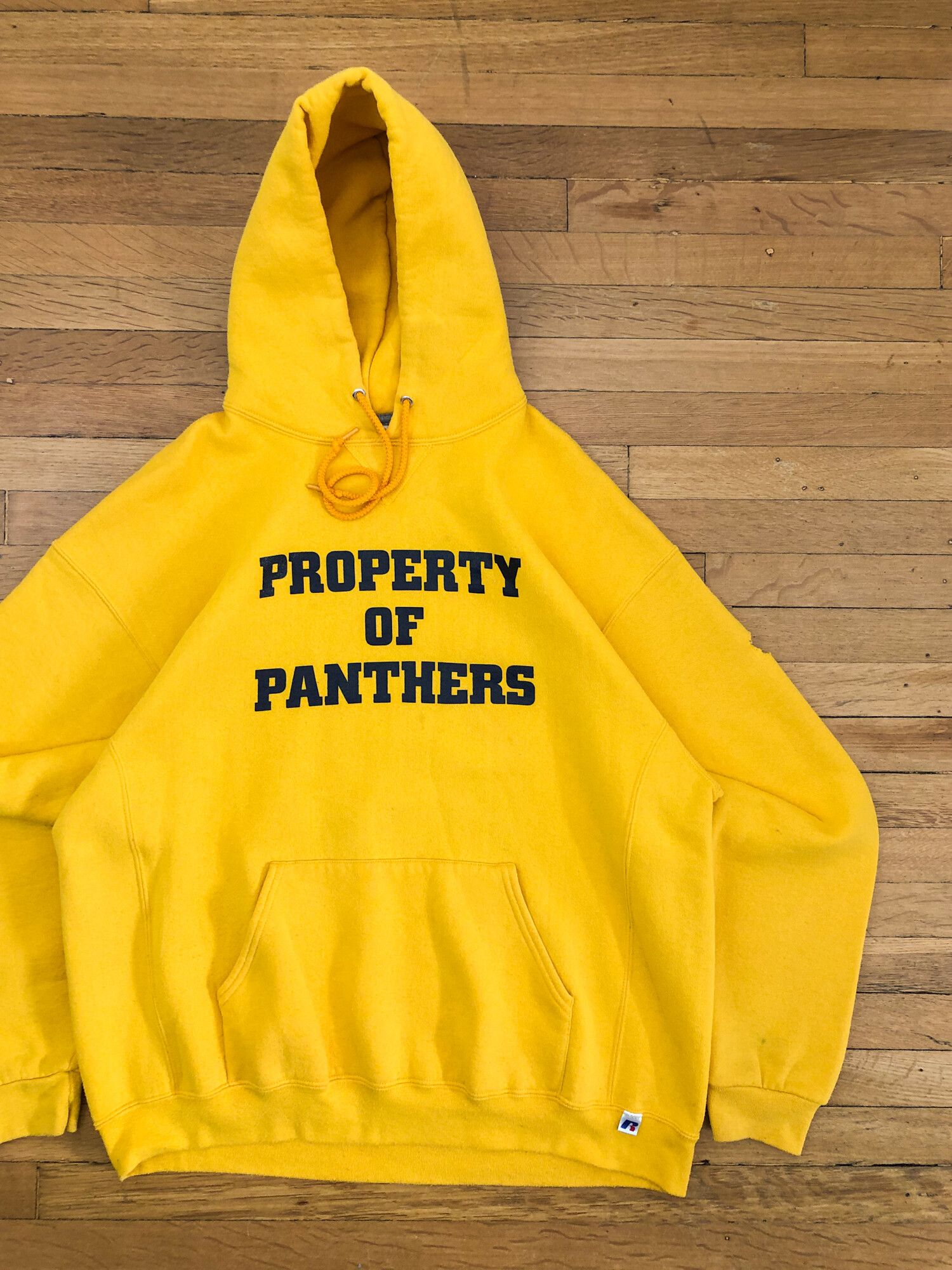 Russell Athletic 2000s Boxy 'Property of Panthers' Russell Athletic Hoodie Size US XL / EU 56 / 4 - 1 Preview