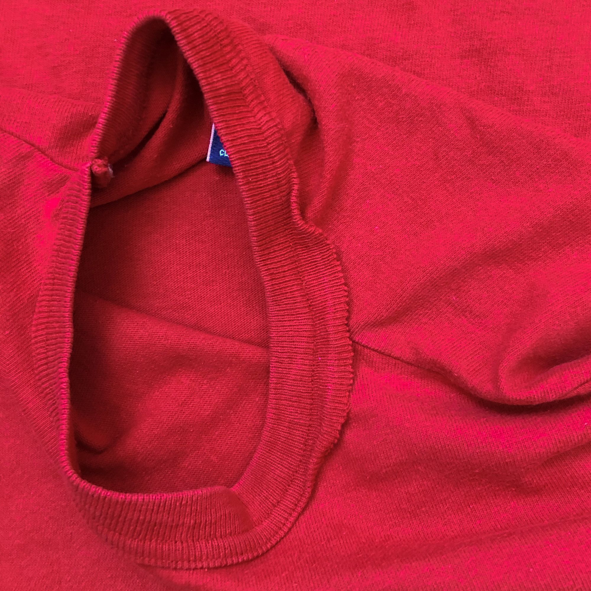 Champion × Vintage 90s Single Stitch Boxy Red Champion T-Shirt Size US M / EU 48-50 / 2 - 4 Thumbnail