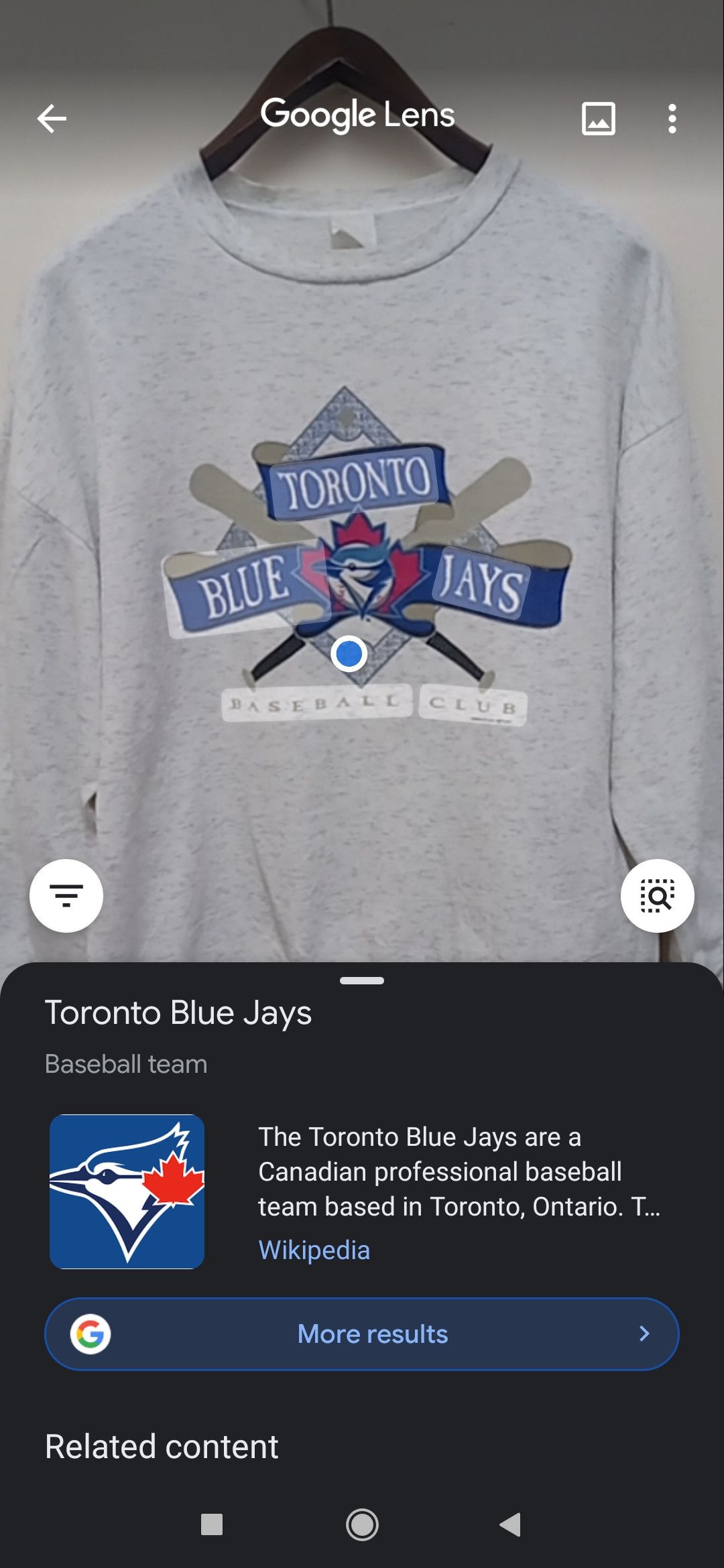Sports Specialties 🕺 Vintage 90's Toronto Blue jays 1996 sweatshirt size L Size US L / EU 52-54 / 3 - 15 Thumbnail
