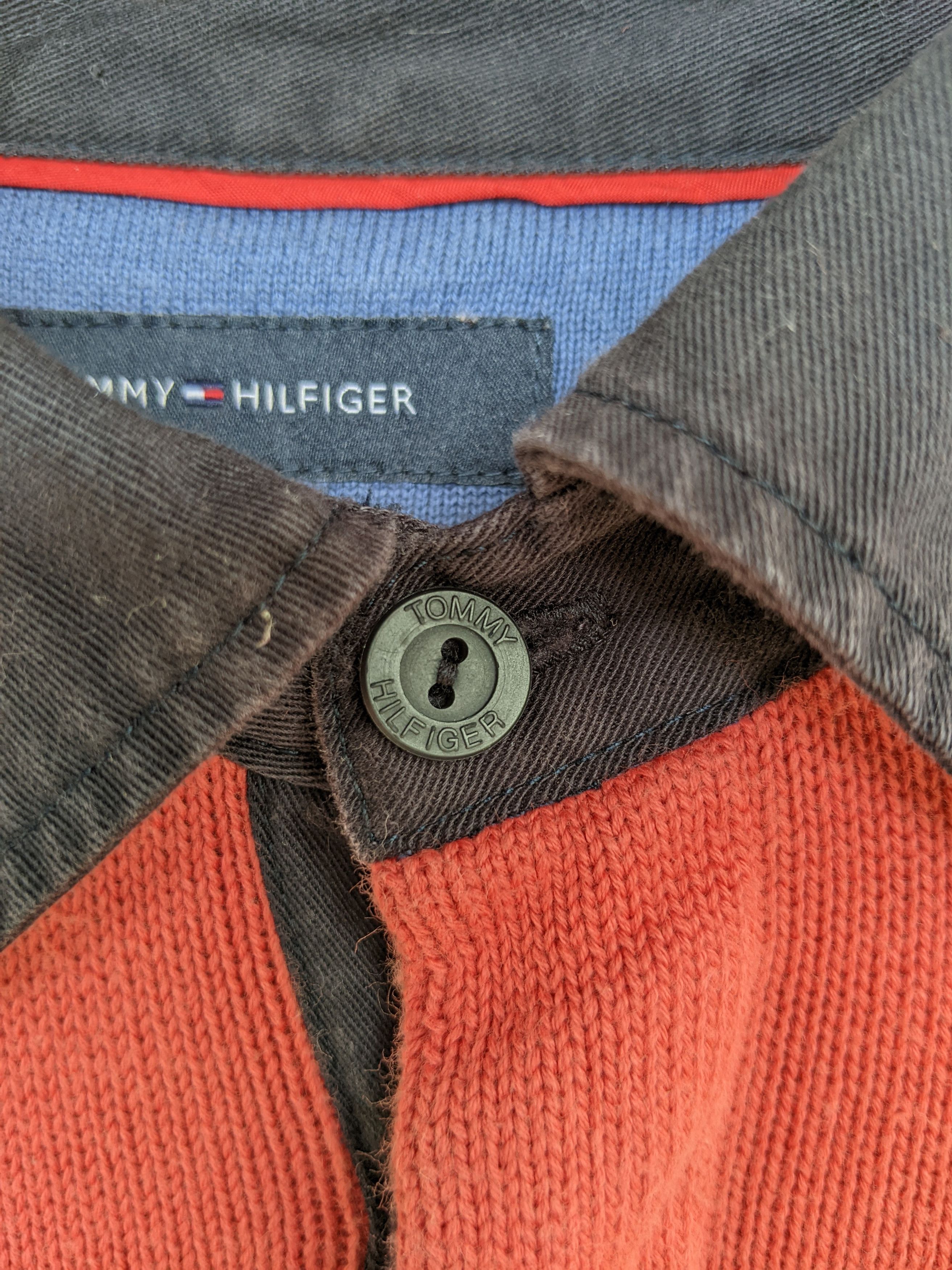 Other Vintage Tommy Hilfiger Rugby Jersey Sweatshirt Size US L / EU 52-54 / 3 - 4 Thumbnail