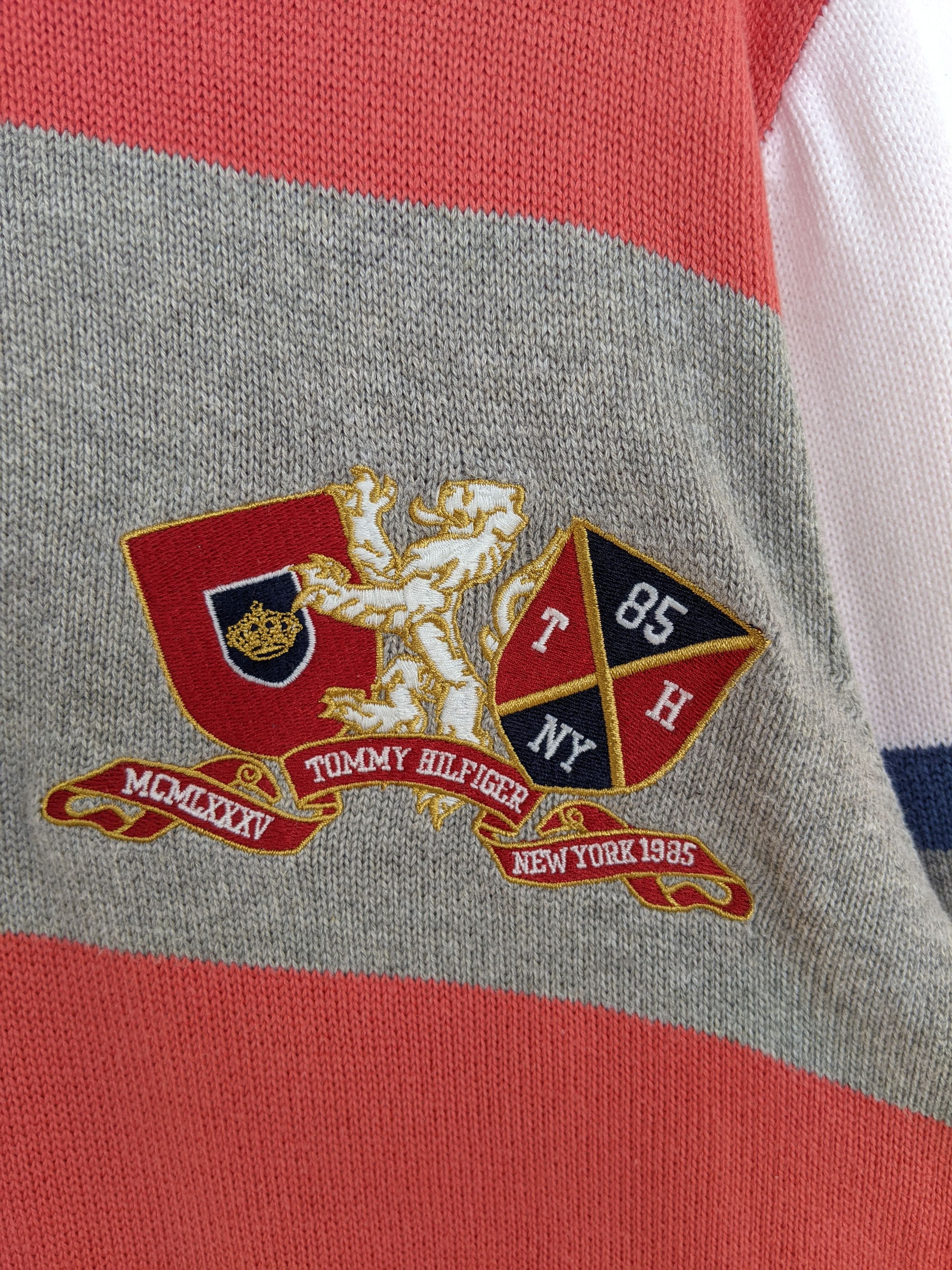 Other Vintage Tommy Hilfiger Rugby Jersey Sweatshirt Size US L / EU 52-54 / 3 - 8 Thumbnail