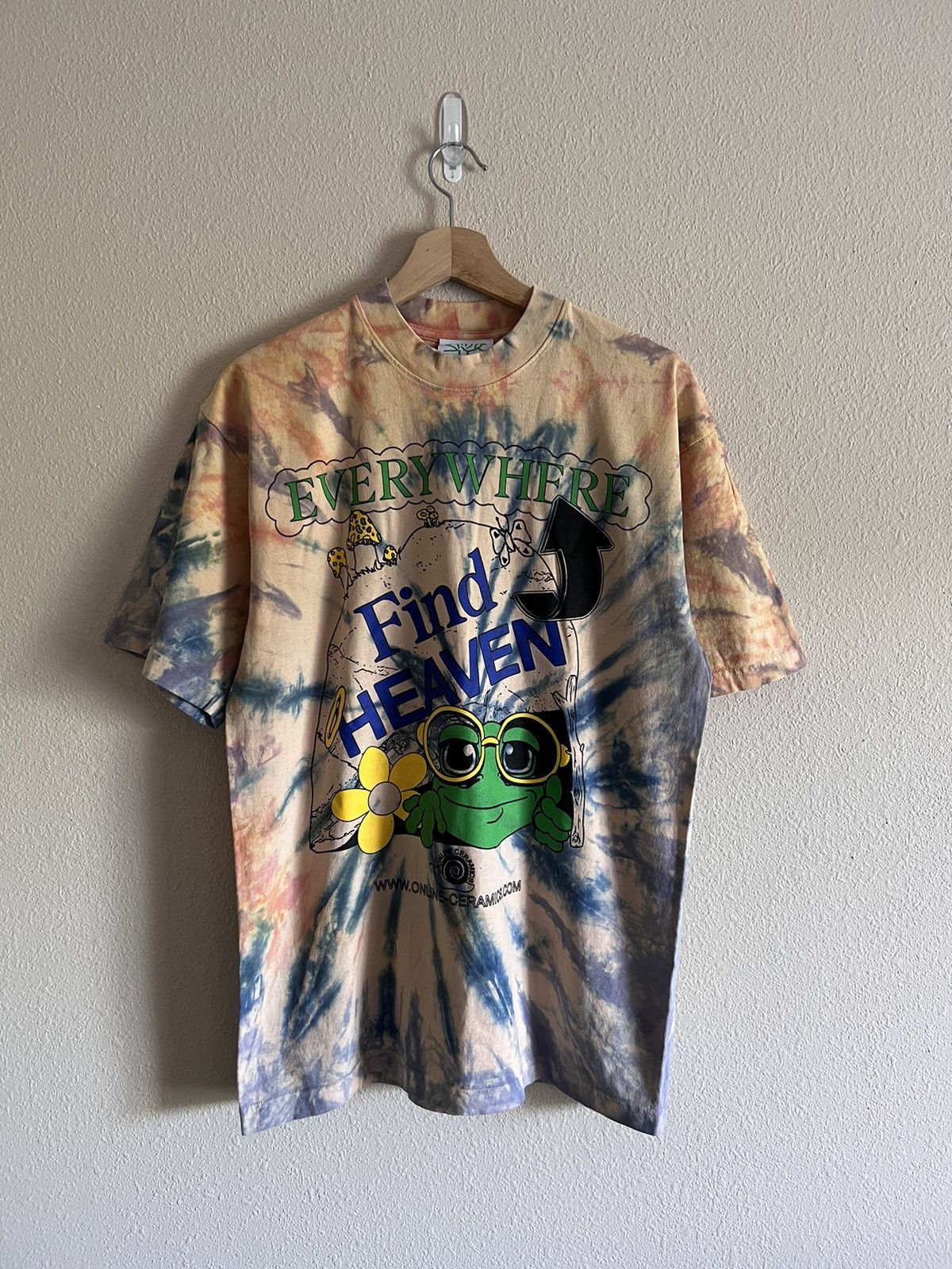 image of Online Ceramics Find Heaven Tie Dye Tee, Men's (Size Medium)