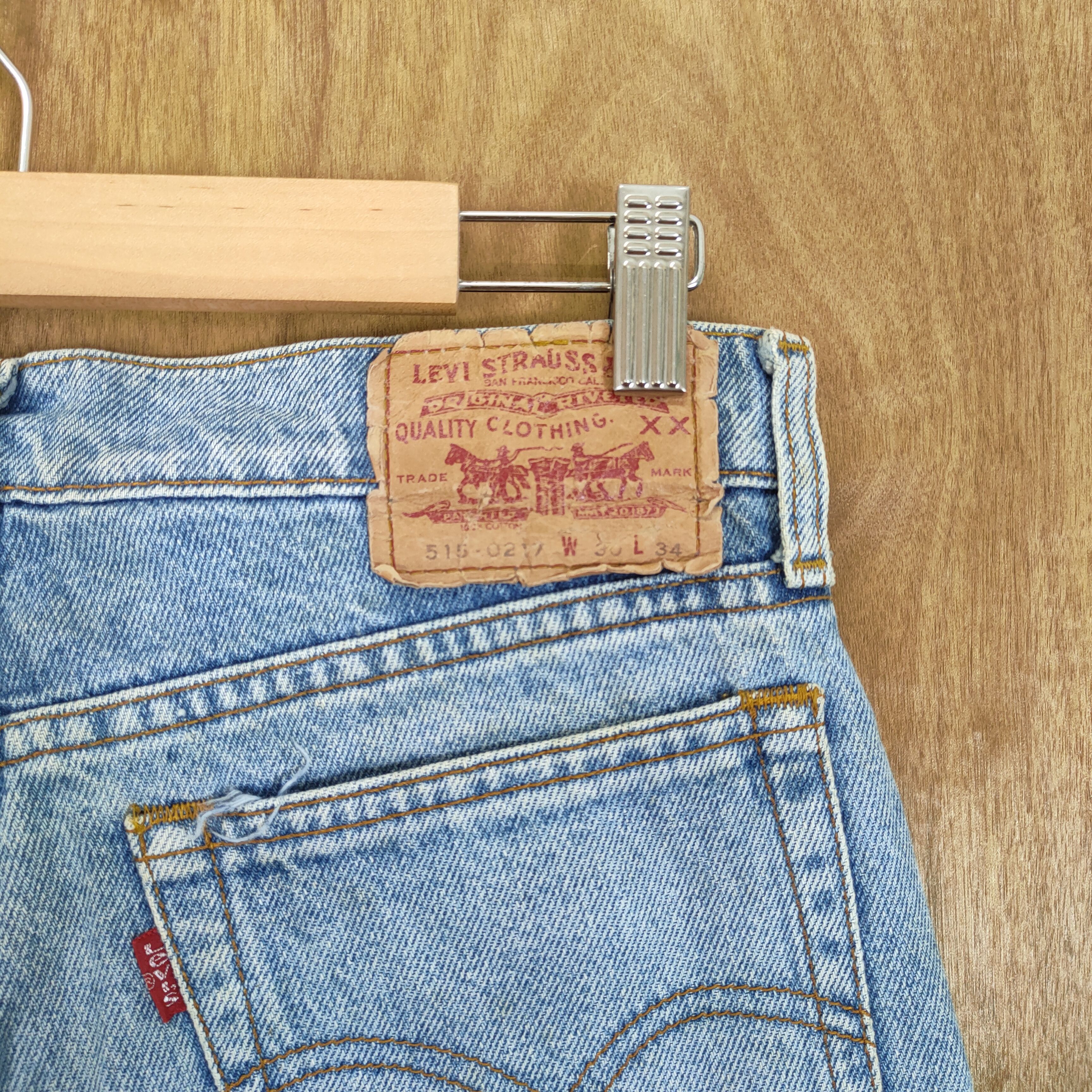 Levi's Vintage Clothing VINTAGE LEVI'S 515 MUD WASH JEANS DENIM PANTS Size US 29 - 9 Thumbnail