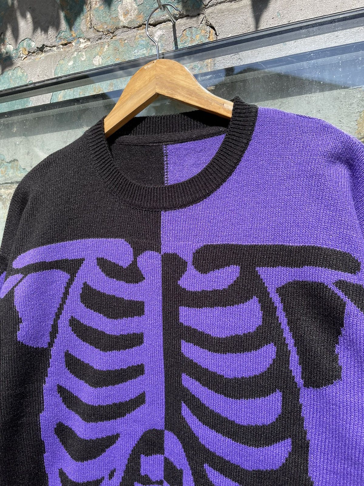 Vintage Rare Vintage Kapital Style 00s Skeleton Print Sweater Size M Size US XL / EU 56 / 4 - 3 Thumbnail