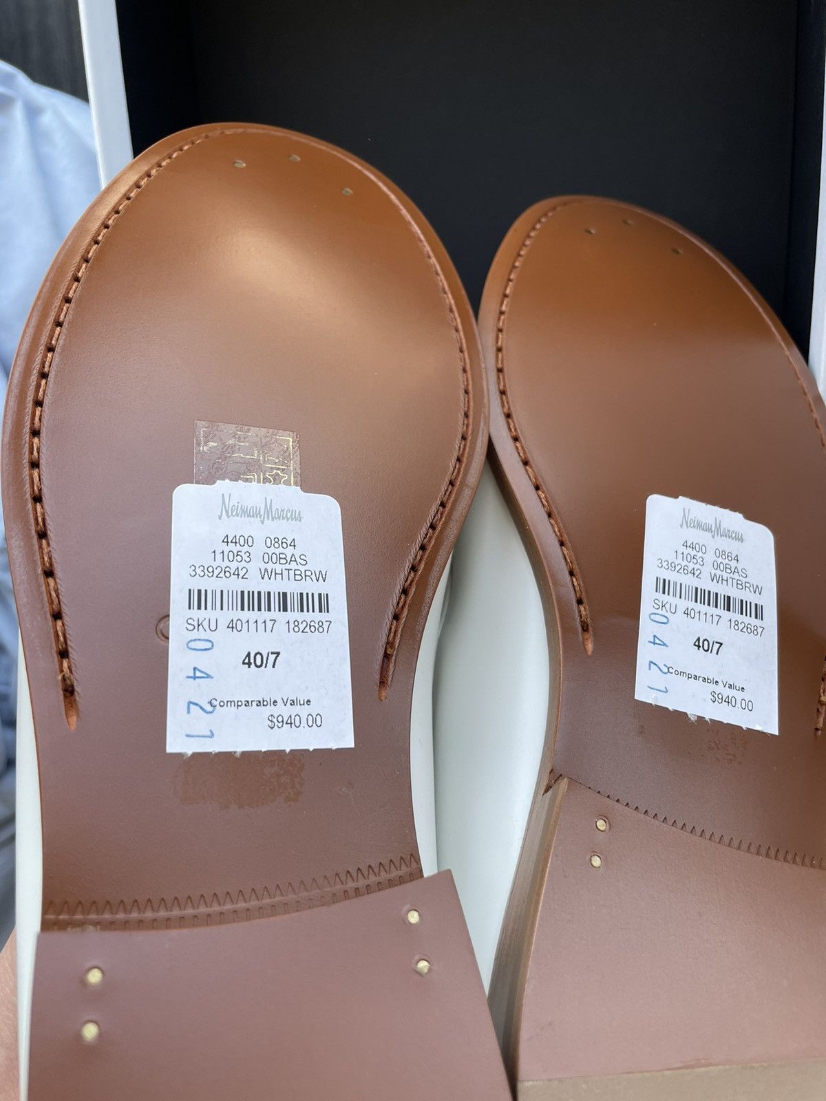 Celine × Hedi Slimane Rare Limited Hedi Slimane Triomphe Leather Logo Loafer Shoes Size US 7 / EU 40 - 9 Thumbnail