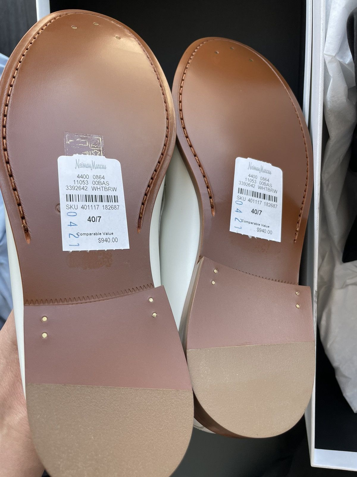 Celine × Hedi Slimane Rare Limited Hedi Slimane Triomphe Leather Logo Loafer Shoes Size US 7 / EU 40 - 8 Thumbnail