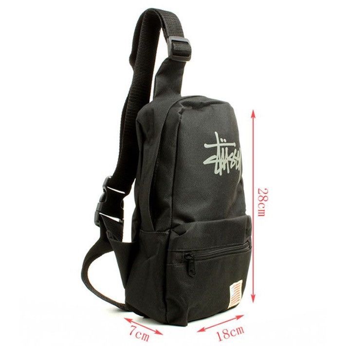 Japanese Brand × Stussy AUTHENTIC Stussy 🇯🇵 Magazine Troops Crossbody Sling Bag Size ONE SIZE - 5 Thumbnail