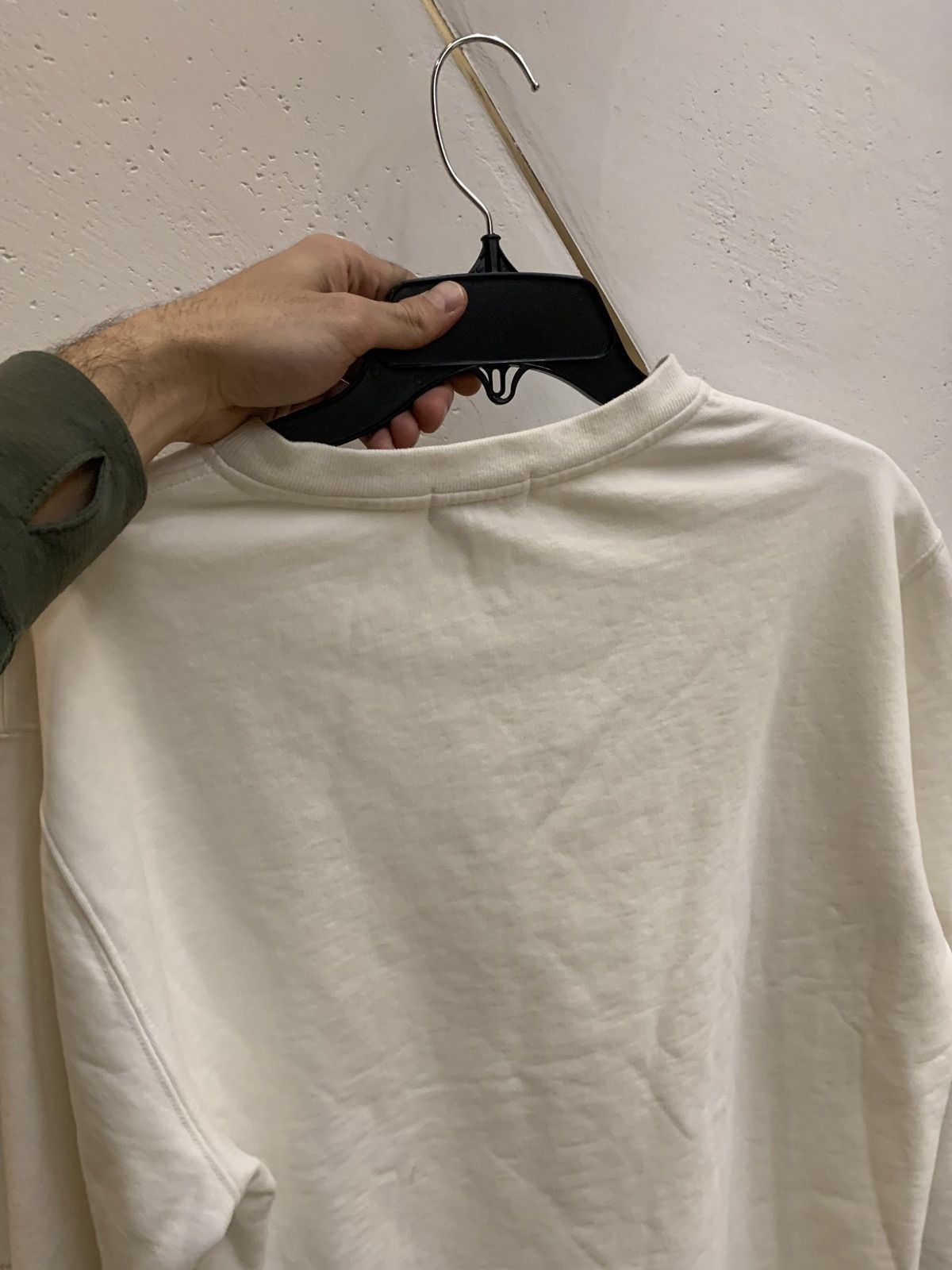 John Elliott Replica Crewneck Sweater in White Size US XS / EU 42 / 0 - 8 Thumbnail