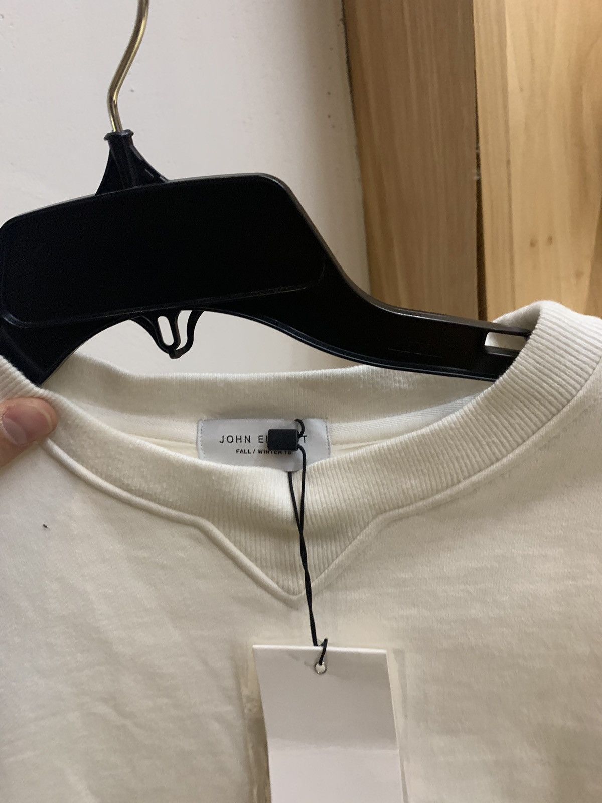John Elliott Replica Crewneck Sweater in White Size US XS / EU 42 / 0 - 6 Thumbnail