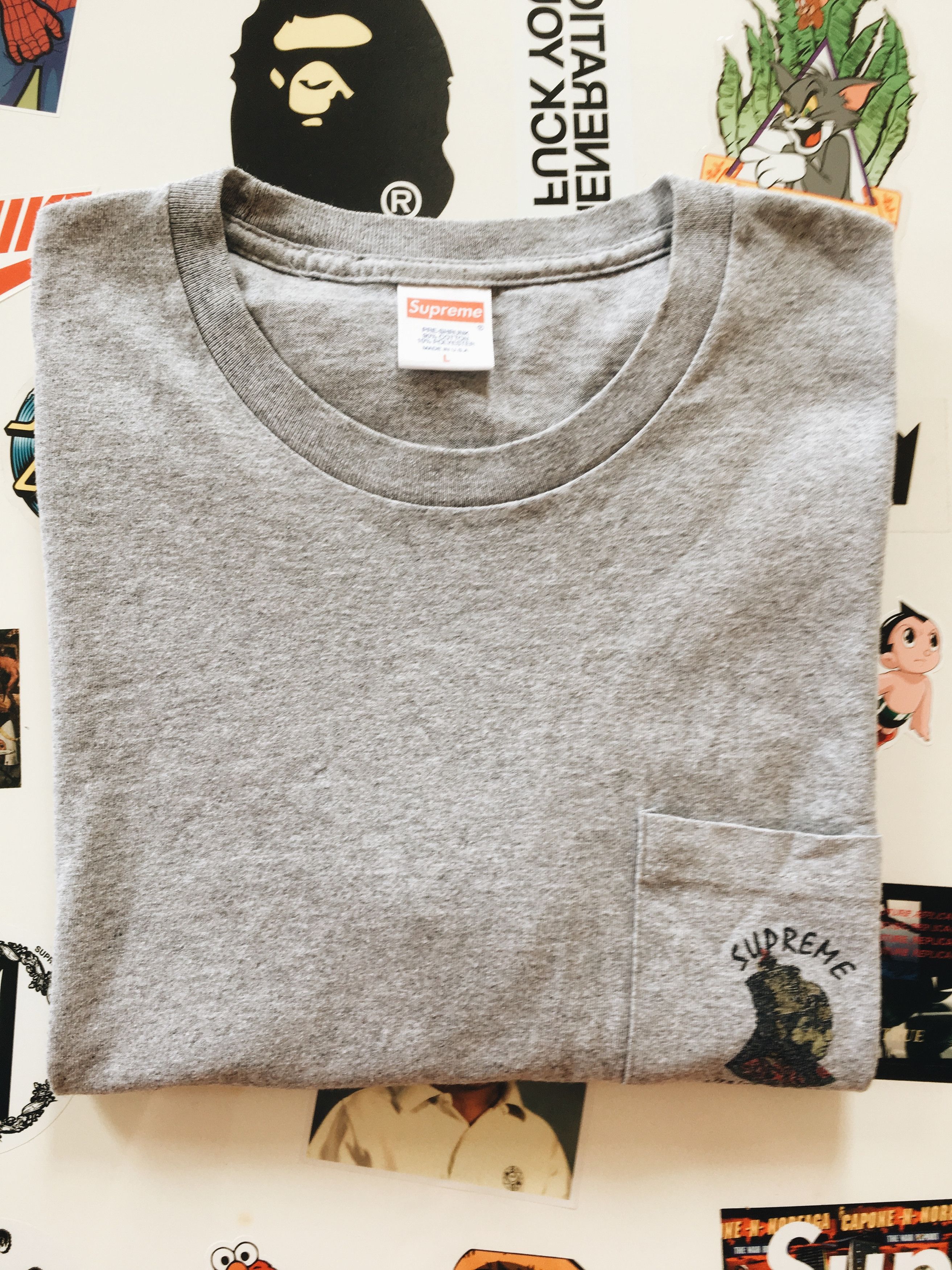 Supreme Supreme King Alpha Queen Omega Tshirt Grey Size US L / EU 52-54 / 3 - 4 Thumbnail