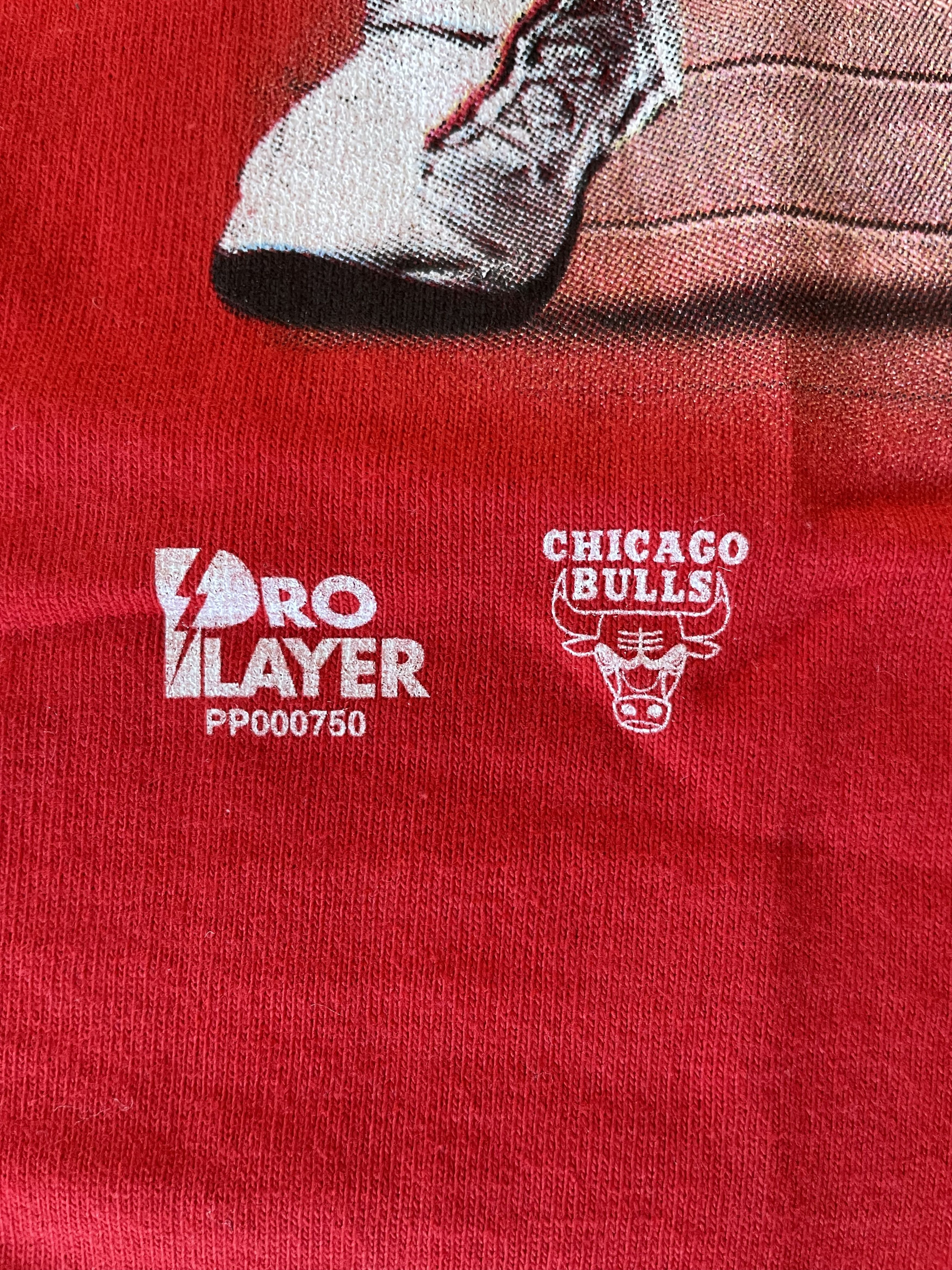 NBA × Pro Player × Vintage Vintage 90s NBA Pro Player Dennis Rodman Chicago Bulls Tee Size US L / EU 52-54 / 3 - 4 Thumbnail