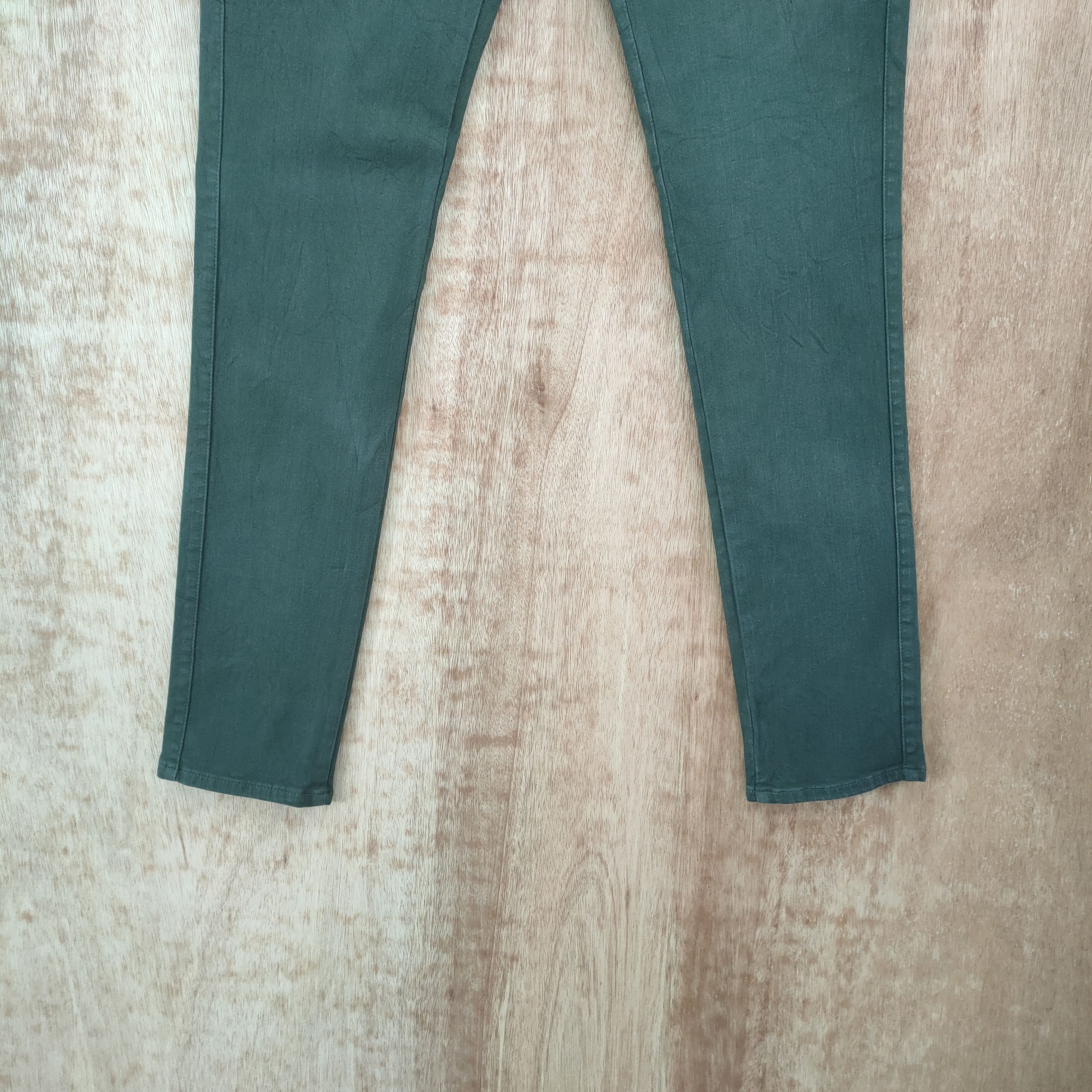 Japanese Brand × Vintage JAPANESE BRAND GREEN SKINNY CARGO PANTS Size US 29 - 3 Thumbnail