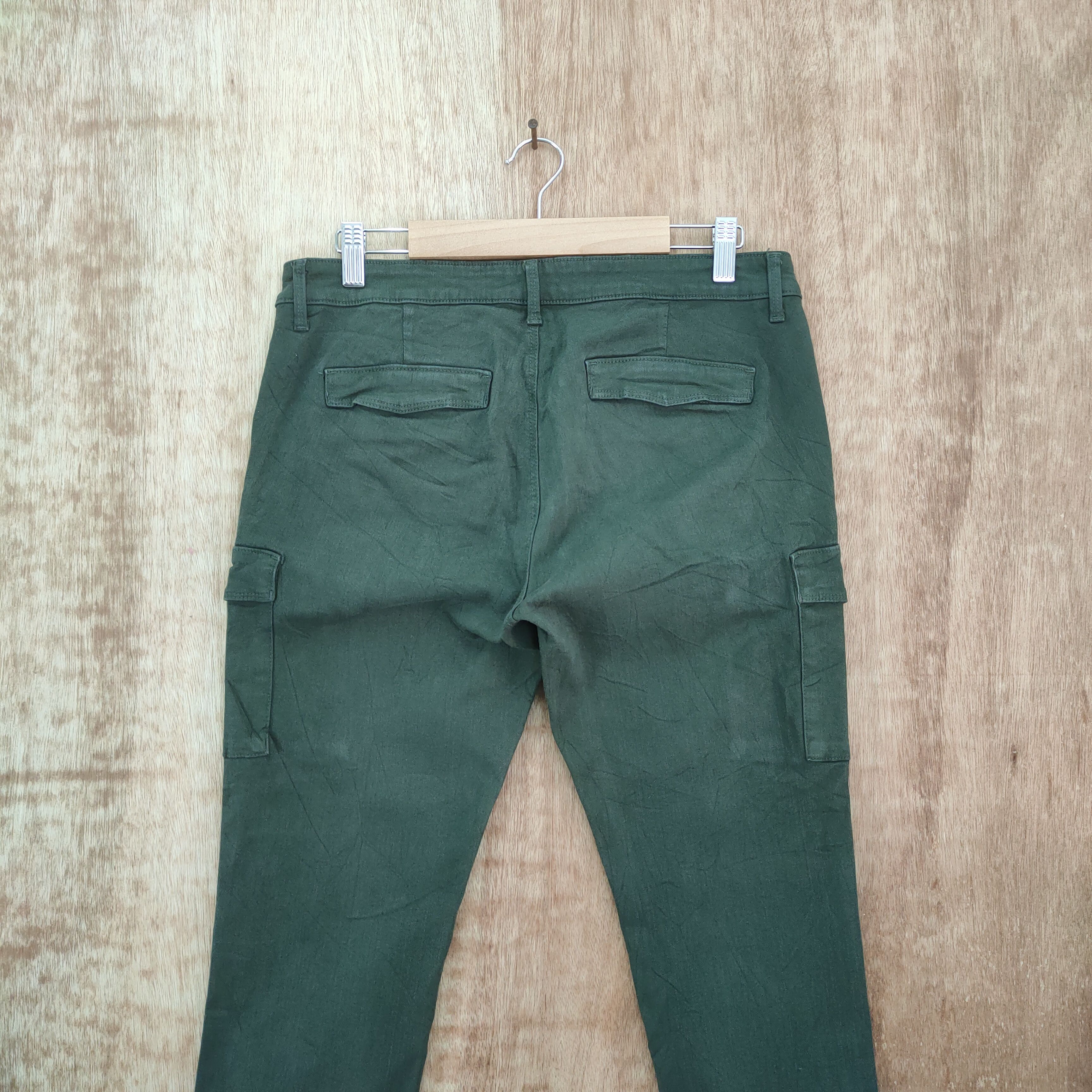 Japanese Brand × Vintage JAPANESE BRAND GREEN SKINNY CARGO PANTS Size US 29 - 10 Thumbnail
