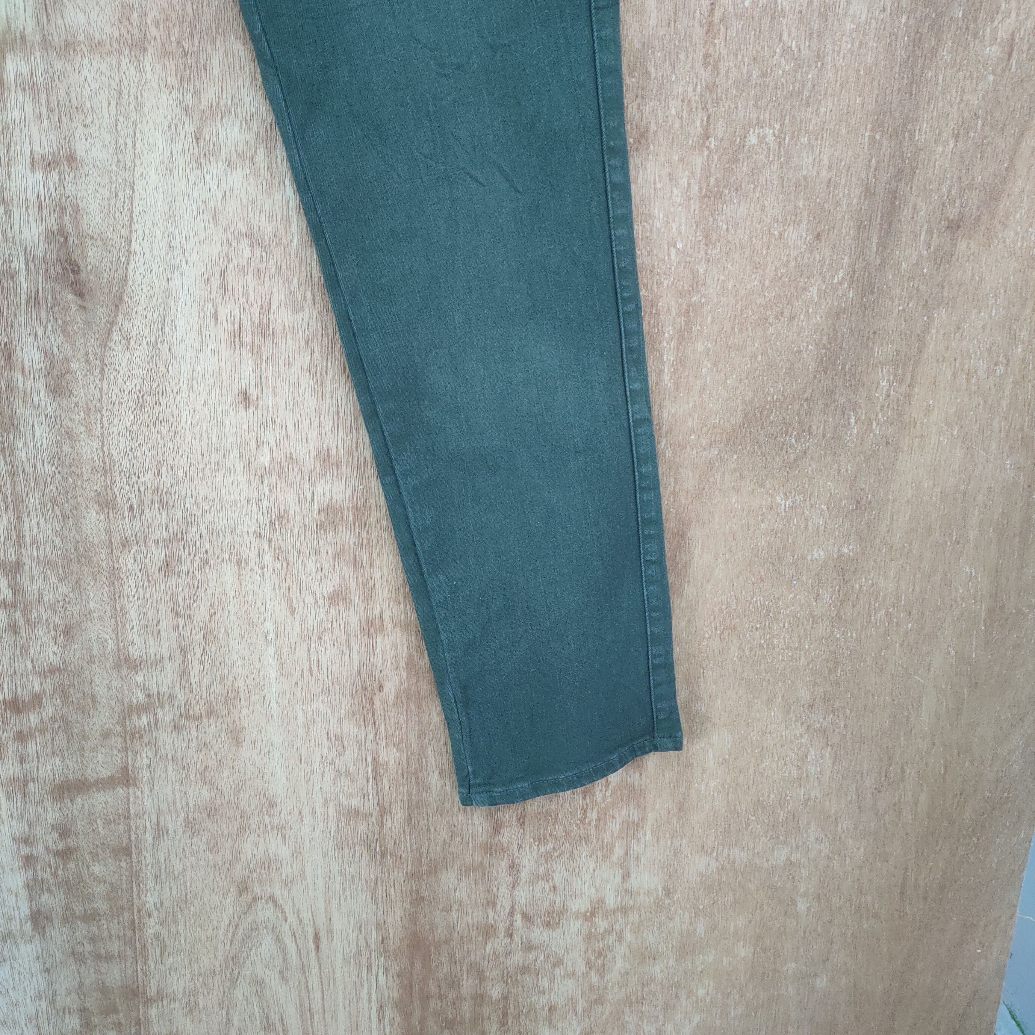 Japanese Brand × Vintage JAPANESE BRAND GREEN SKINNY CARGO PANTS Size US 29 - 6 Thumbnail