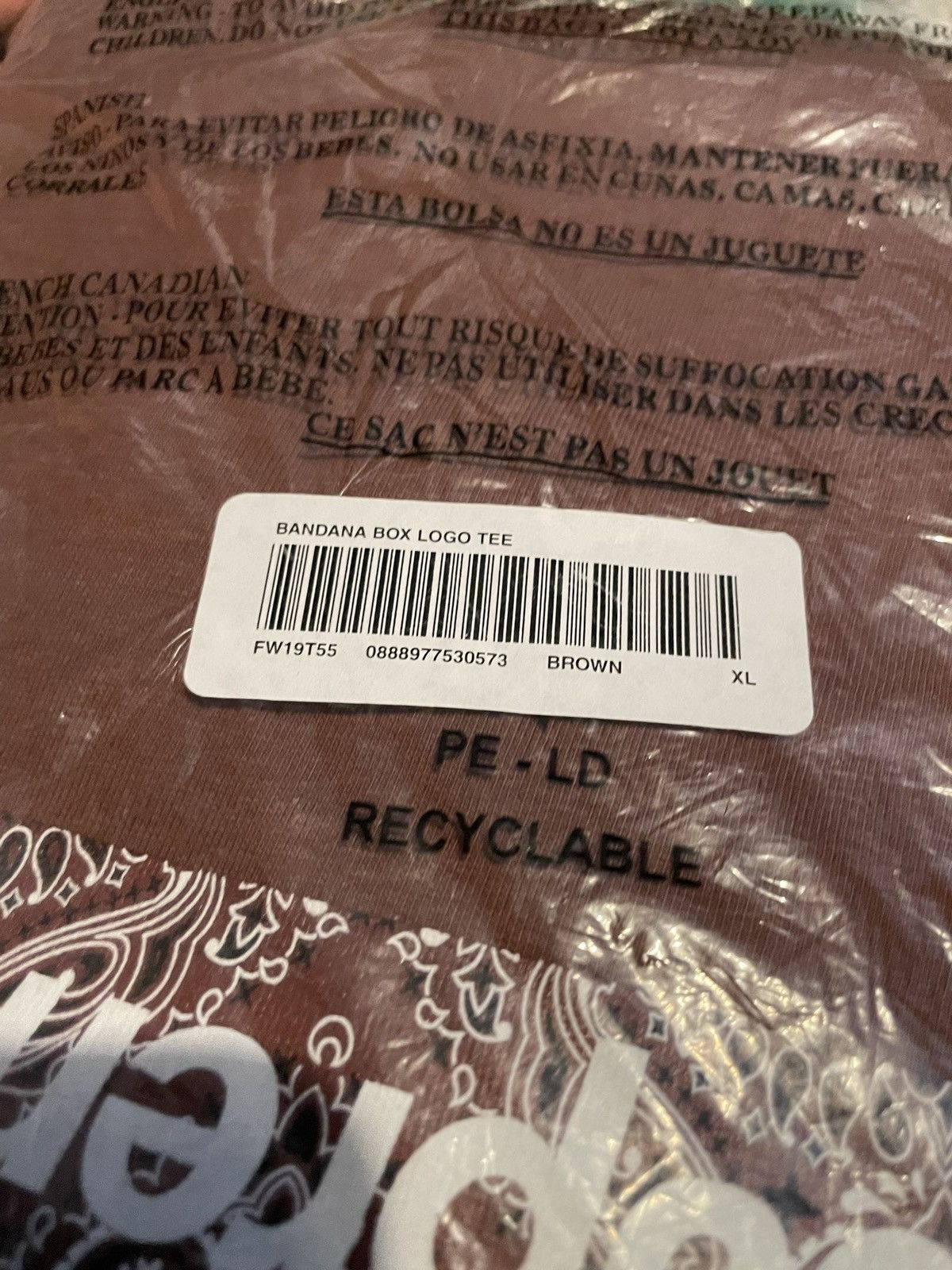 Supreme Bandana Box Logo Tee
