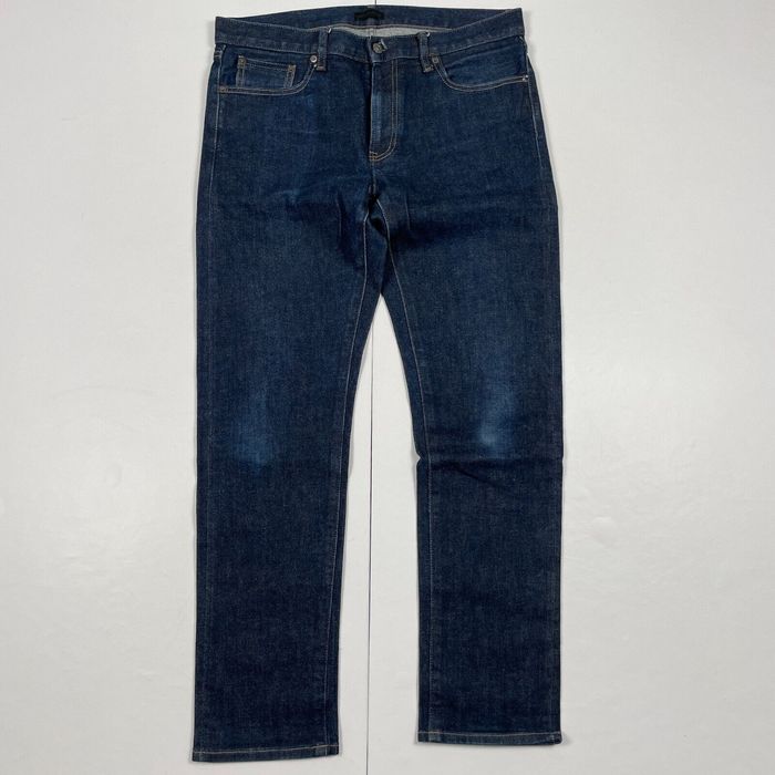 Uniqlo UNIQLO JEANS W34 L31 BLUE SLIM FIT SELVAGE MENS ZIP FLY | Grailed