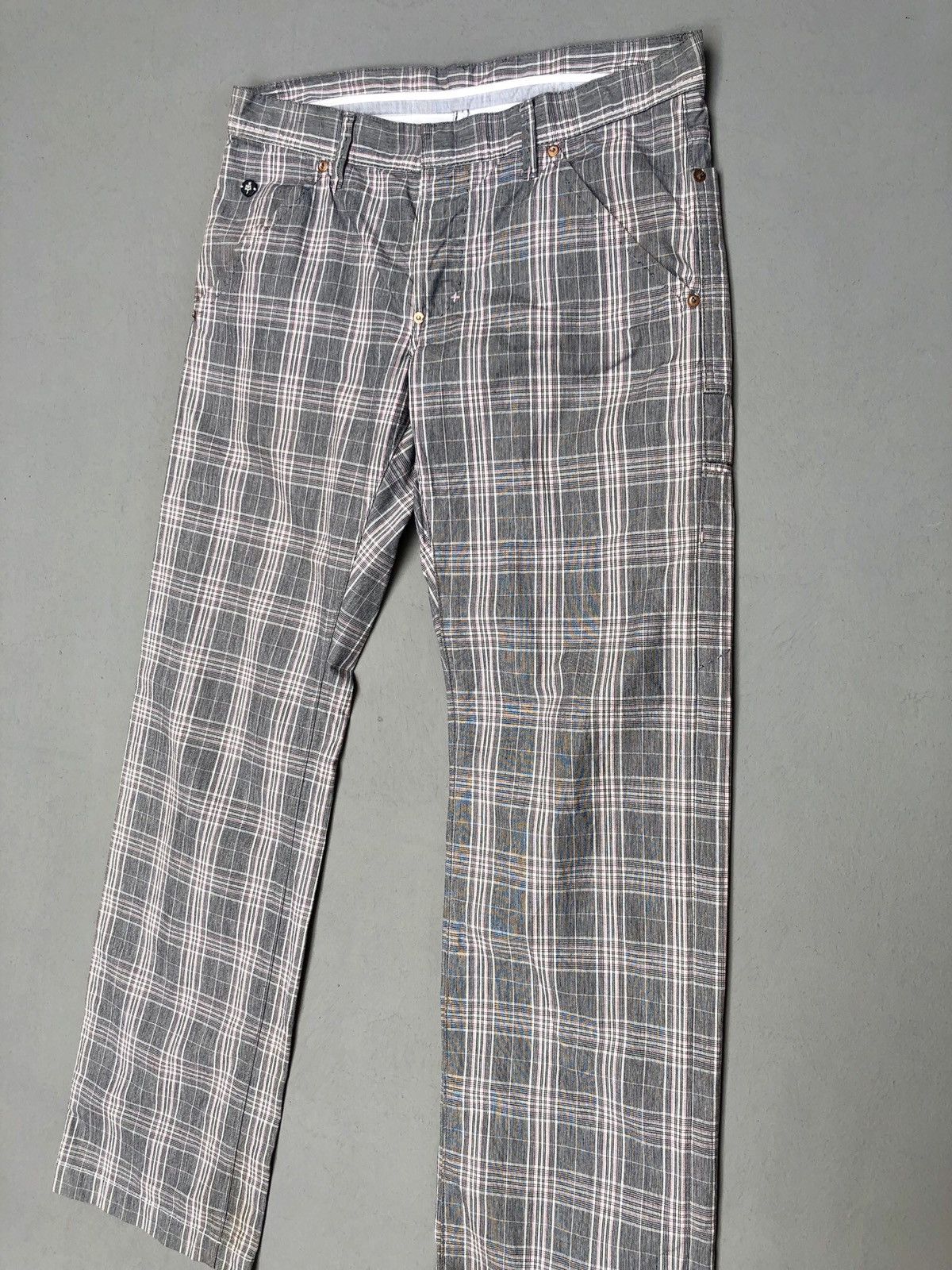 RENOWN Mano Garment Complex By Renown Plaid Pants Size US 33 - 4 Thumbnail
